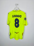 OLYMPIQUE LYONNAIS 2008/2009 THIRD FOOTBALL JERSEY - JUNINHO #8 (L)