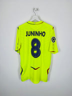 OLYMPIQUE LYONNAIS 2008/2009 THIRD FOOTBALL JERSEY - JUNINHO #8 (L)