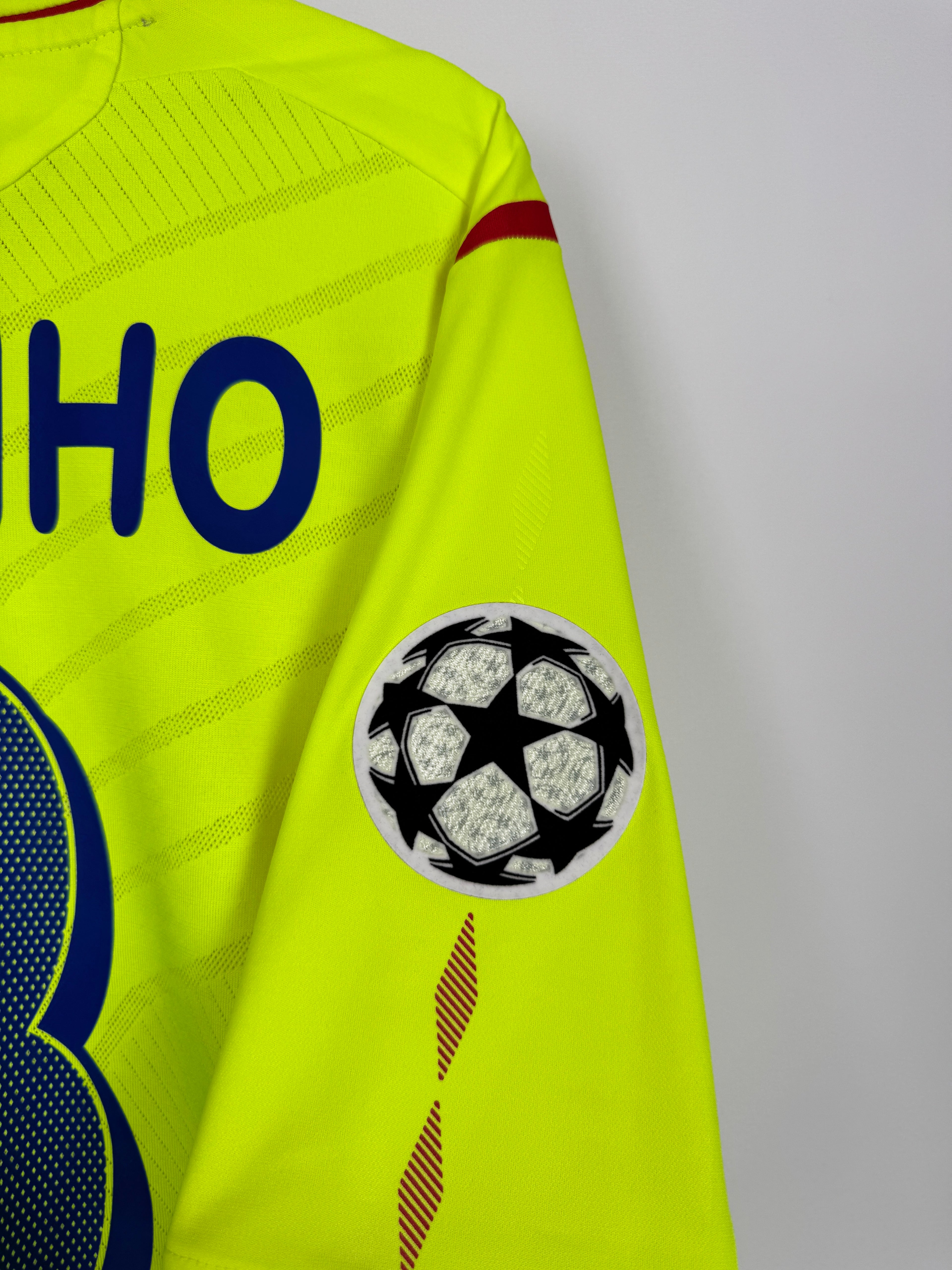OLYMPIQUE LYONNAIS 2008/2009 THIRD FOOTBALL JERSEY - JUNINHO #8 (L)