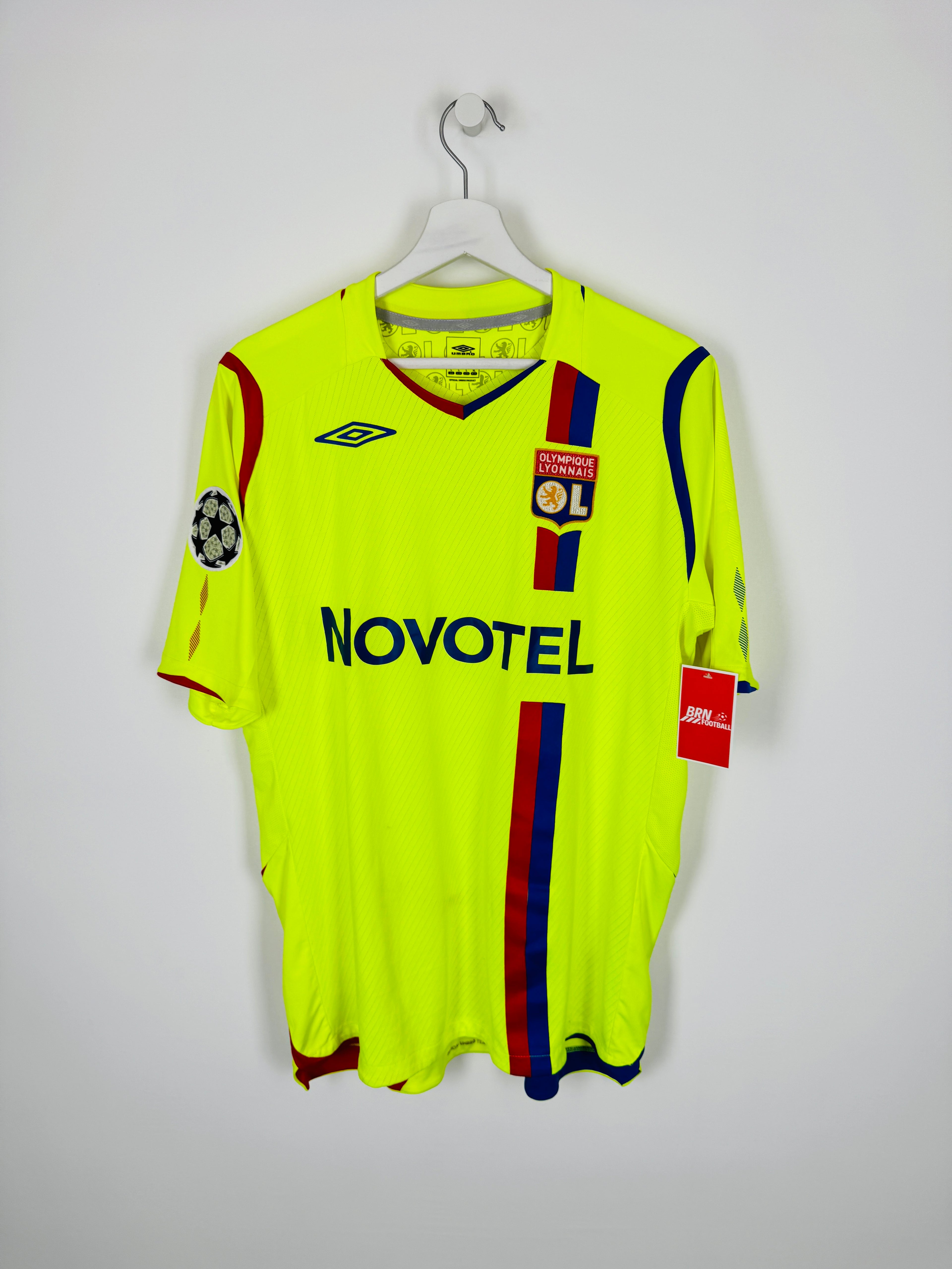 OLYMPIQUE LYONNAIS 2008/2009 THIRD FOOTBALL JERSEY - JUNINHO #8 (L)