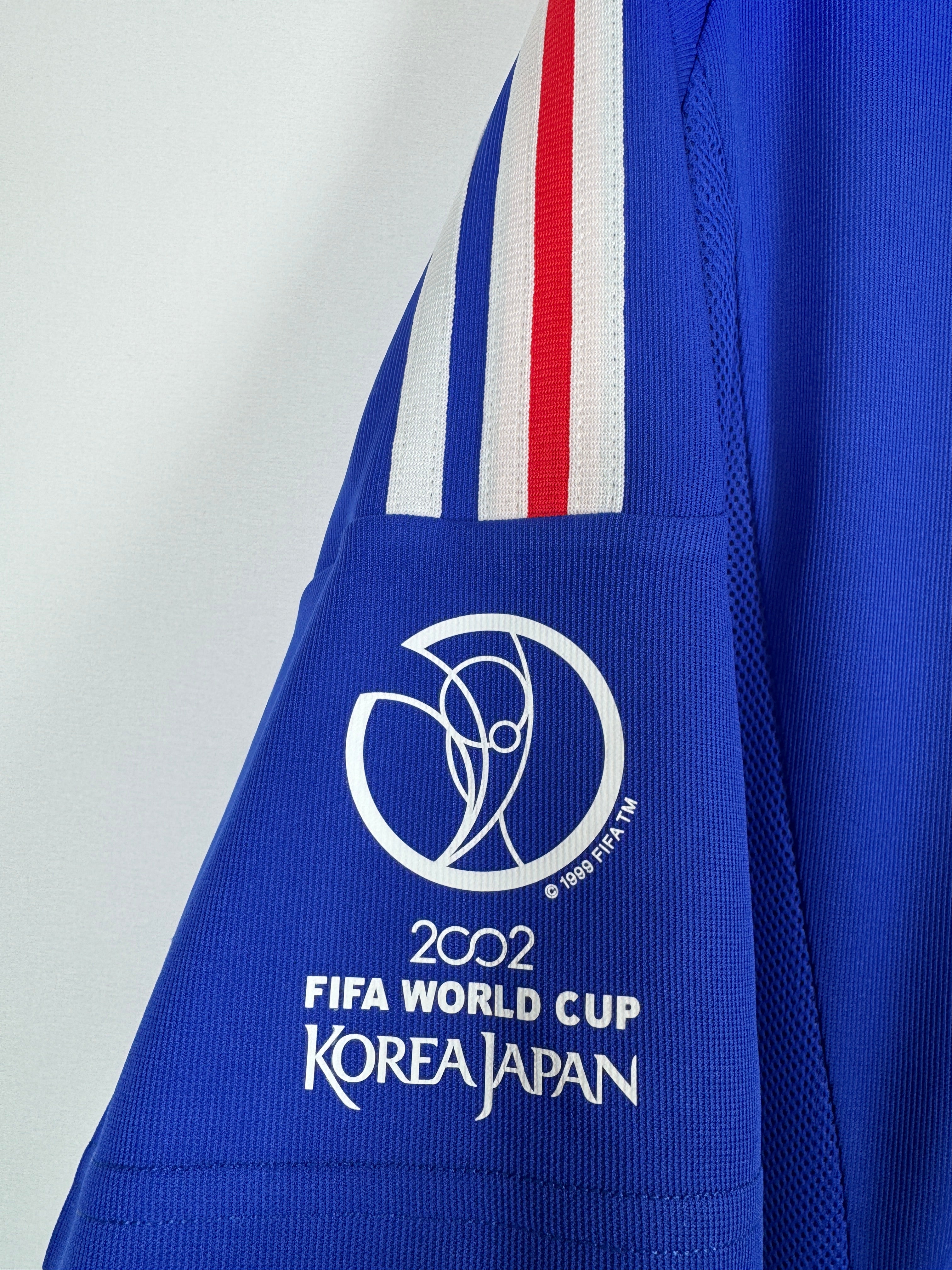 CAMISETA DE FÚTBOL SELECCIÓN DE FRANCIA 2002 LOCAL - ZIDANE #10 (XL)