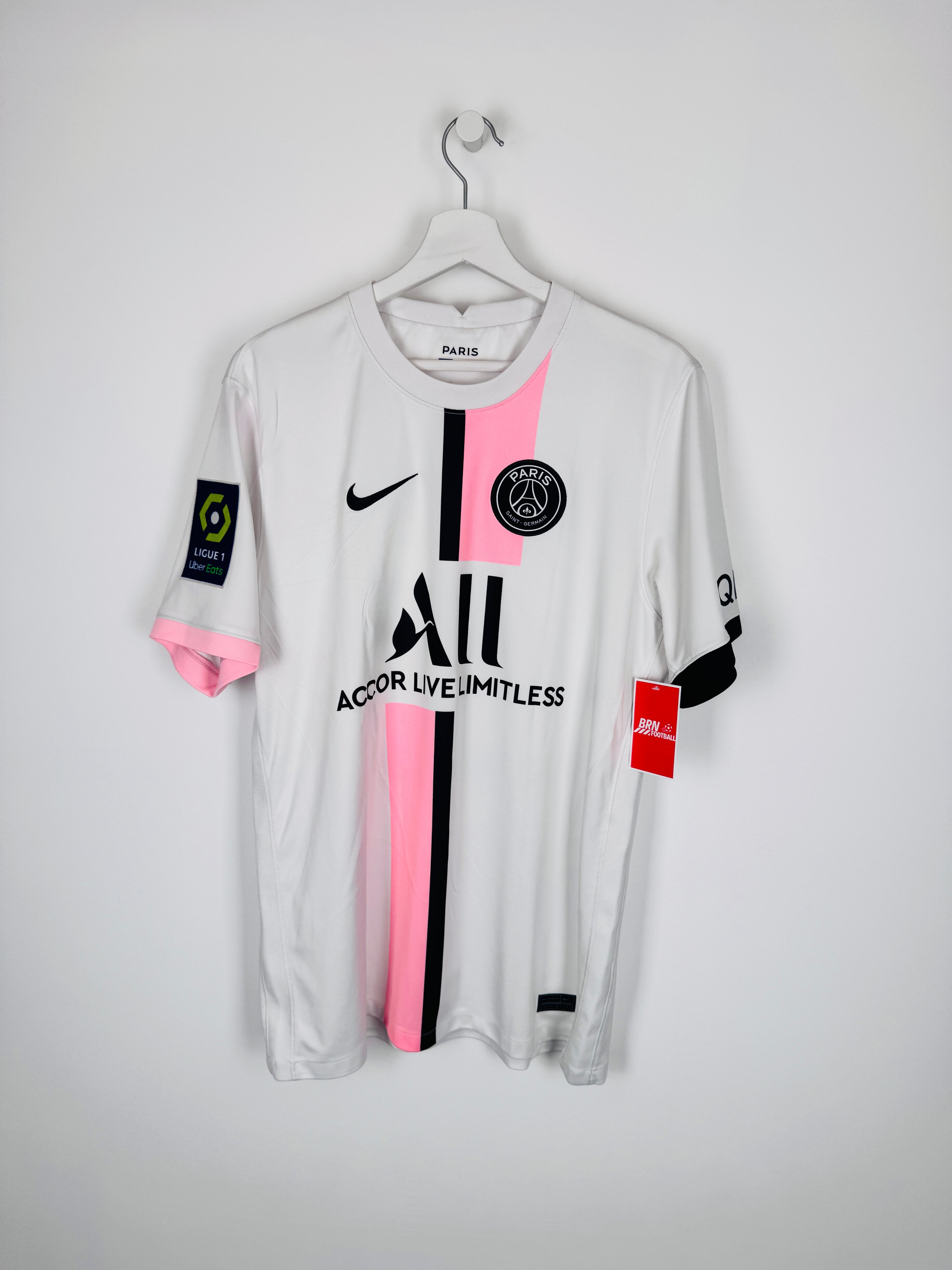 PSG FOOTBALL JERSEY 1997/1998 HOME - NGOTTY #4 (S)