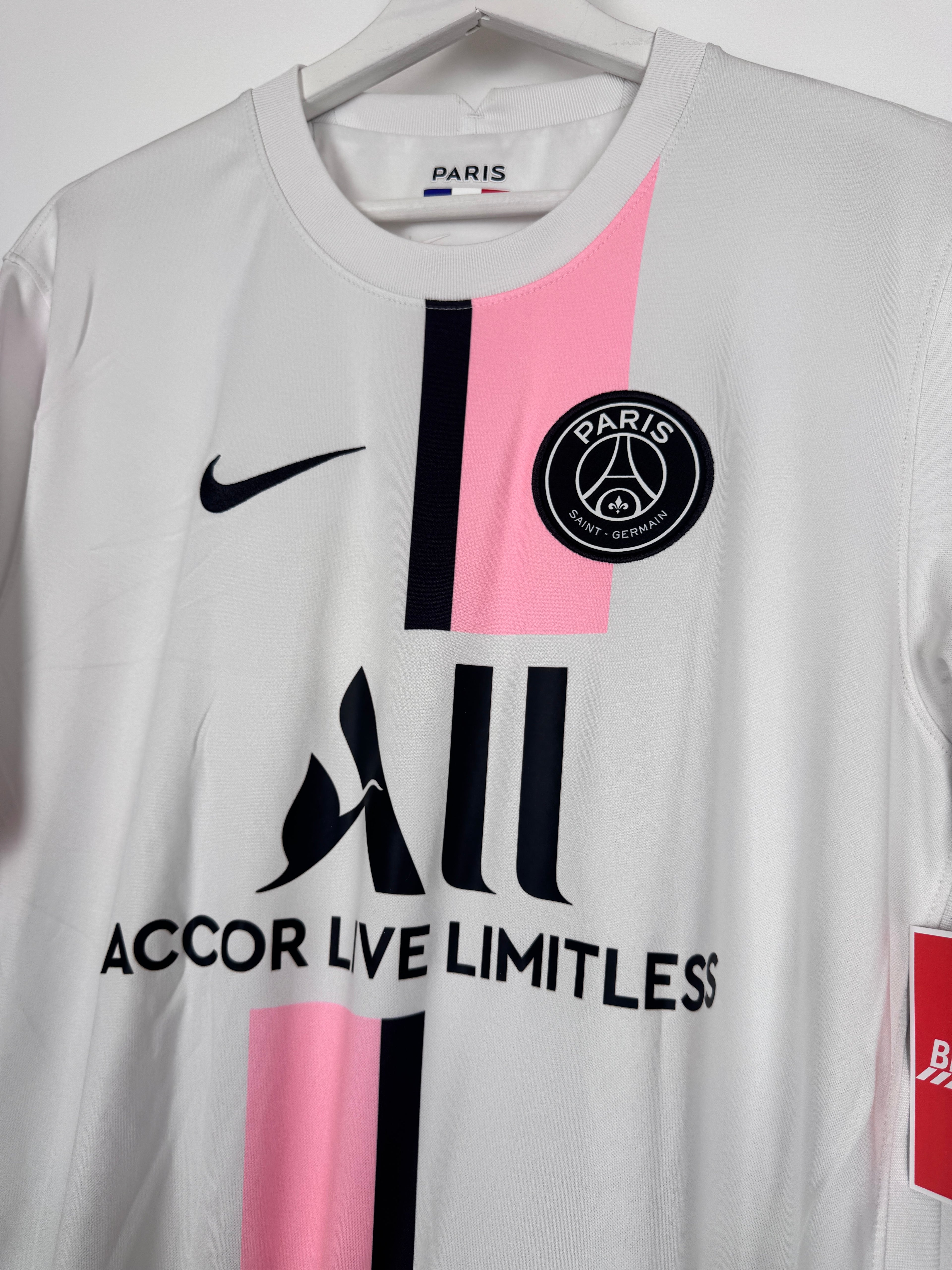 PSG FOOTBALL JERSEY 1997/1998 HOME - NGOTTY #4 (S)