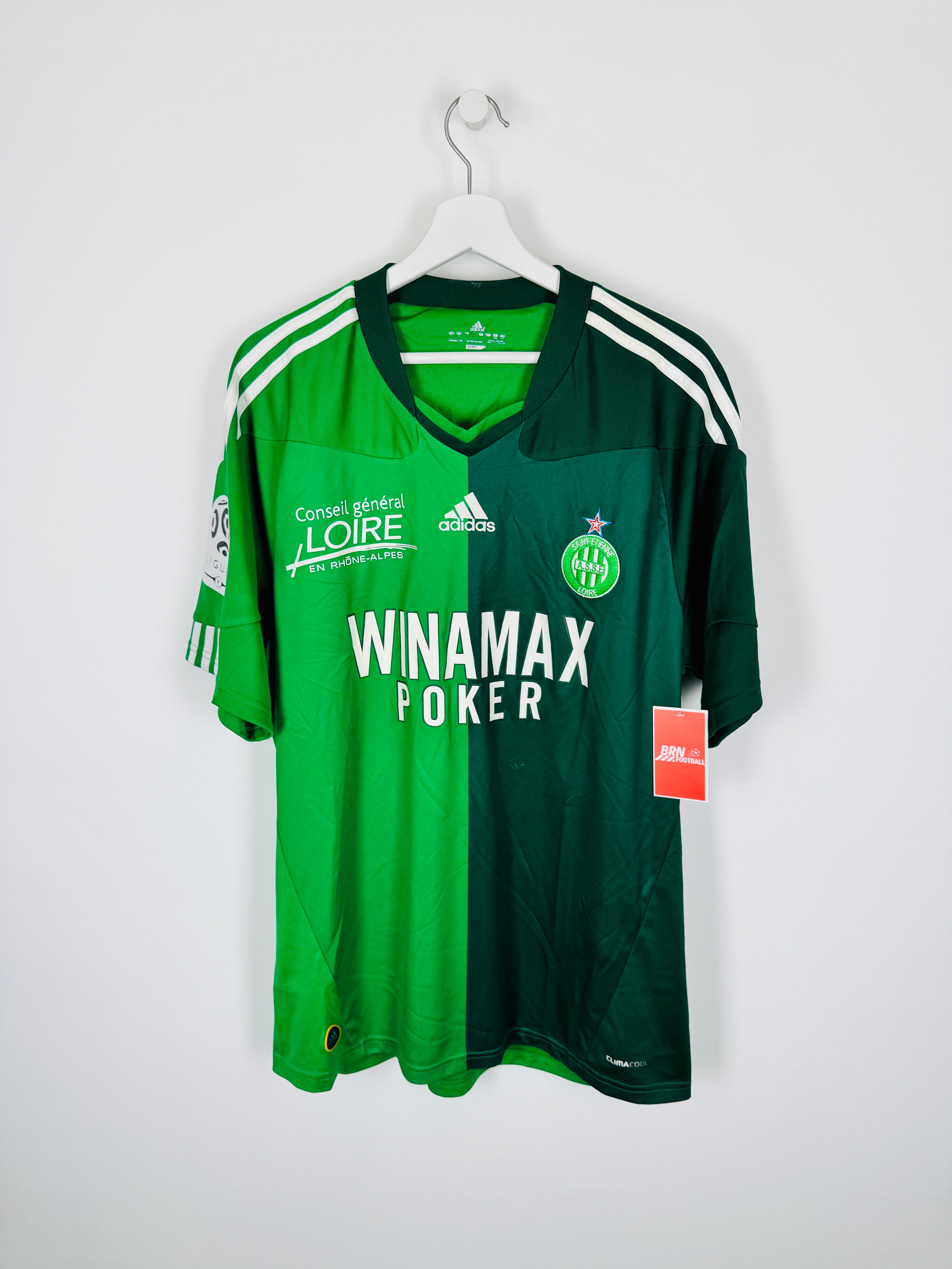 SAINT-ÉTIENNE FOOTBALL JERSEY 2010/2011 HOME - AUBAMEYANG #9 (L)