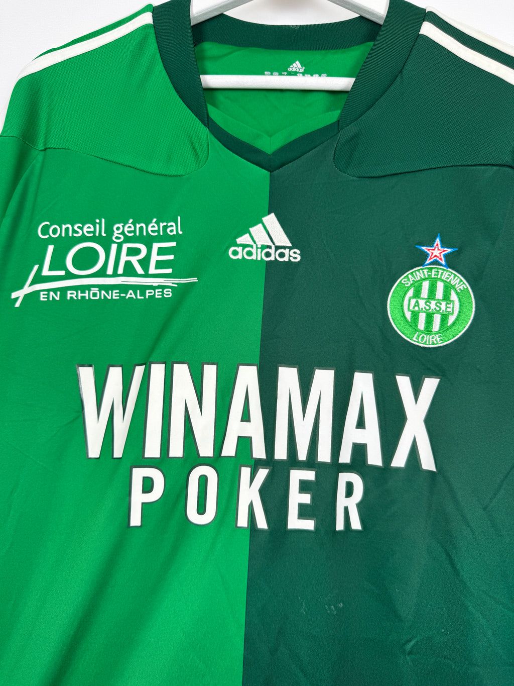 SAINT-ÉTIENNE FOOTBALL JERSEY 2010/2011 HOME - AUBAMEYANG #9 (L)