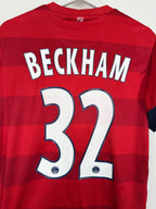 PSG 2012/2013 AWAY FOOTBALL JERSEY - BECKHAM #32 (S)