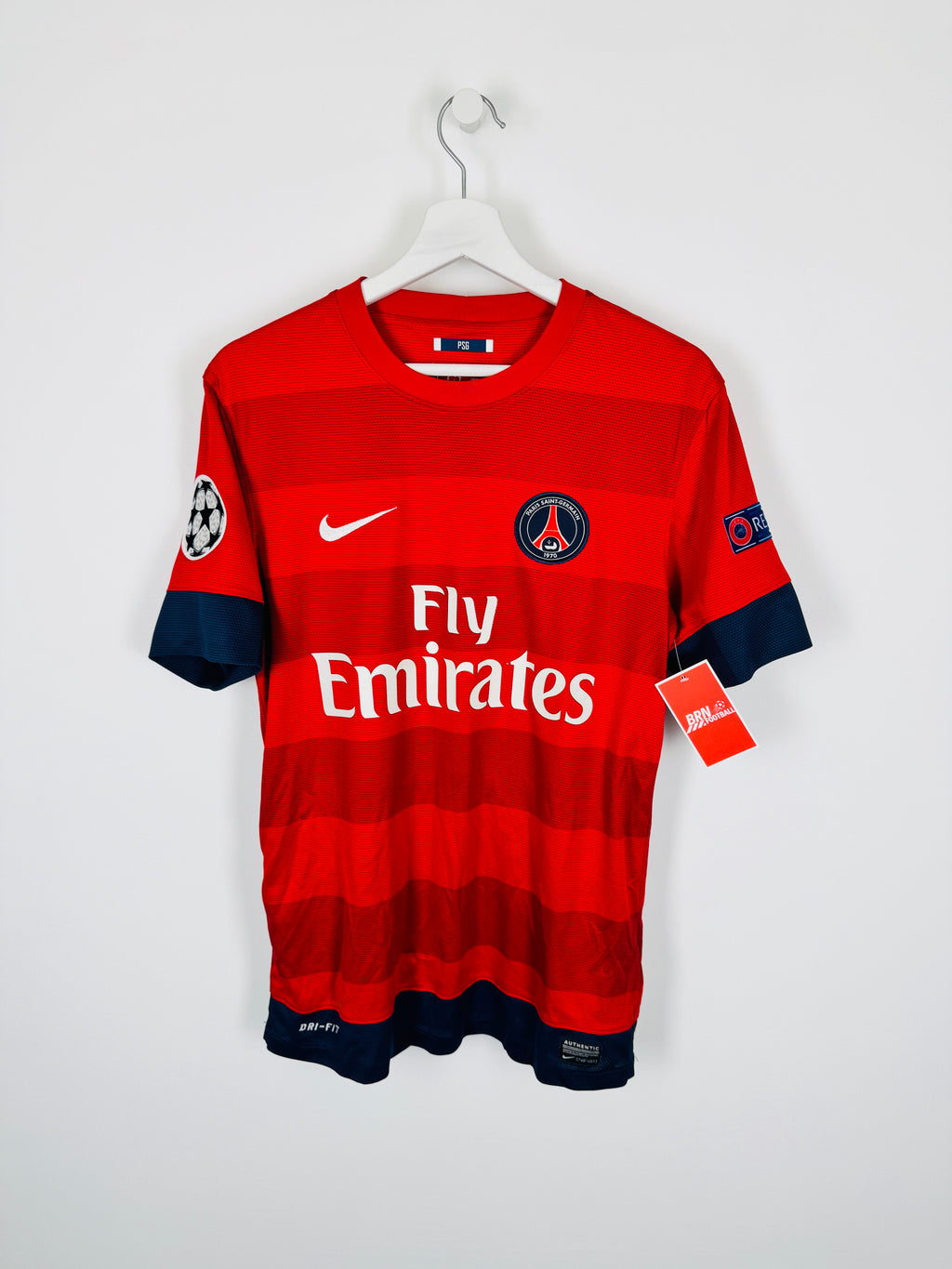 PSG 2012/2013 AWAY FOOTBALL JERSEY - BECKHAM #32 (S)