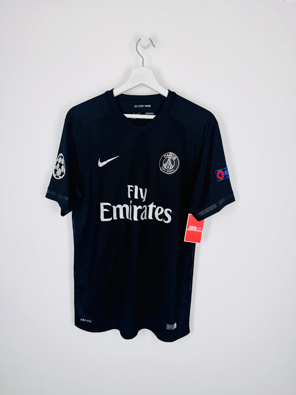 PSG FOOTBALL JERSEY 1997/1998 HOME - NGOTTY #4 (S)