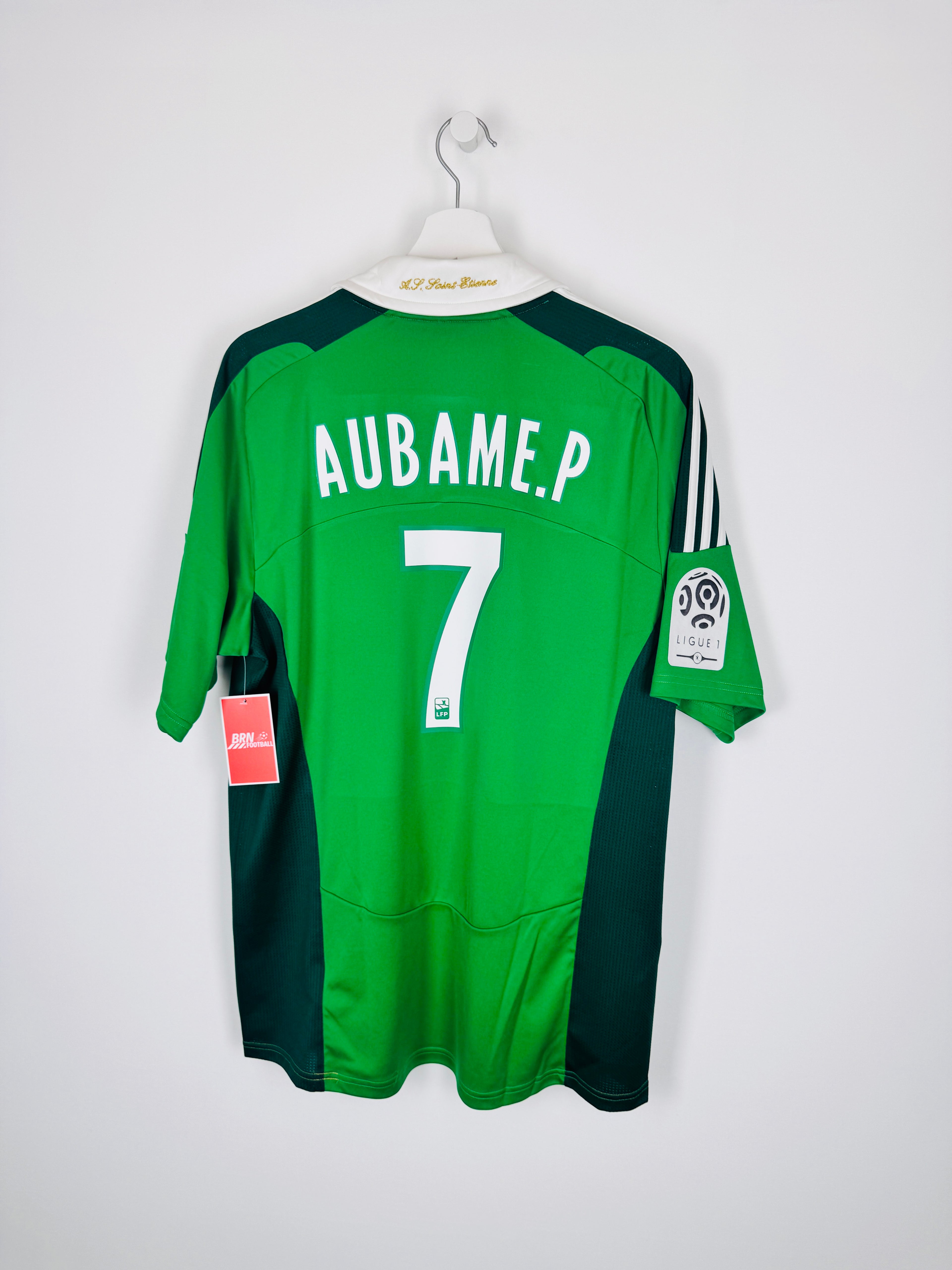 MAILLOT DE FOOTBALL SAINT-ÉTIENNE 2011/2012 DOMICILE - PIERRE-EMERICK AUBAMEYANG #7 (L)