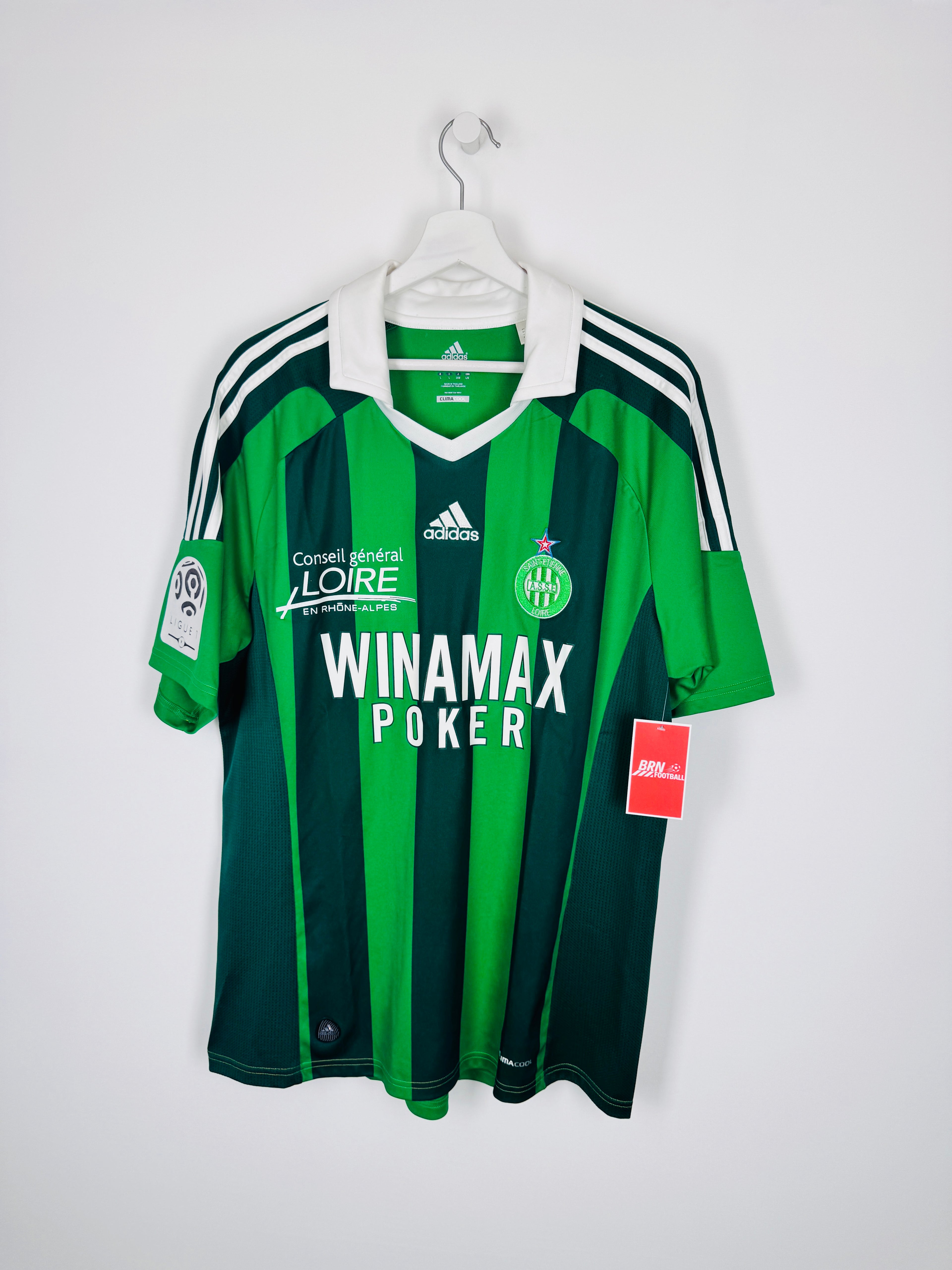 MAILLOT DE FOOTBALL SAINT-ÉTIENNE 2011/2012 DOMICILE - PIERRE-EMERICK AUBAMEYANG #7 (L)