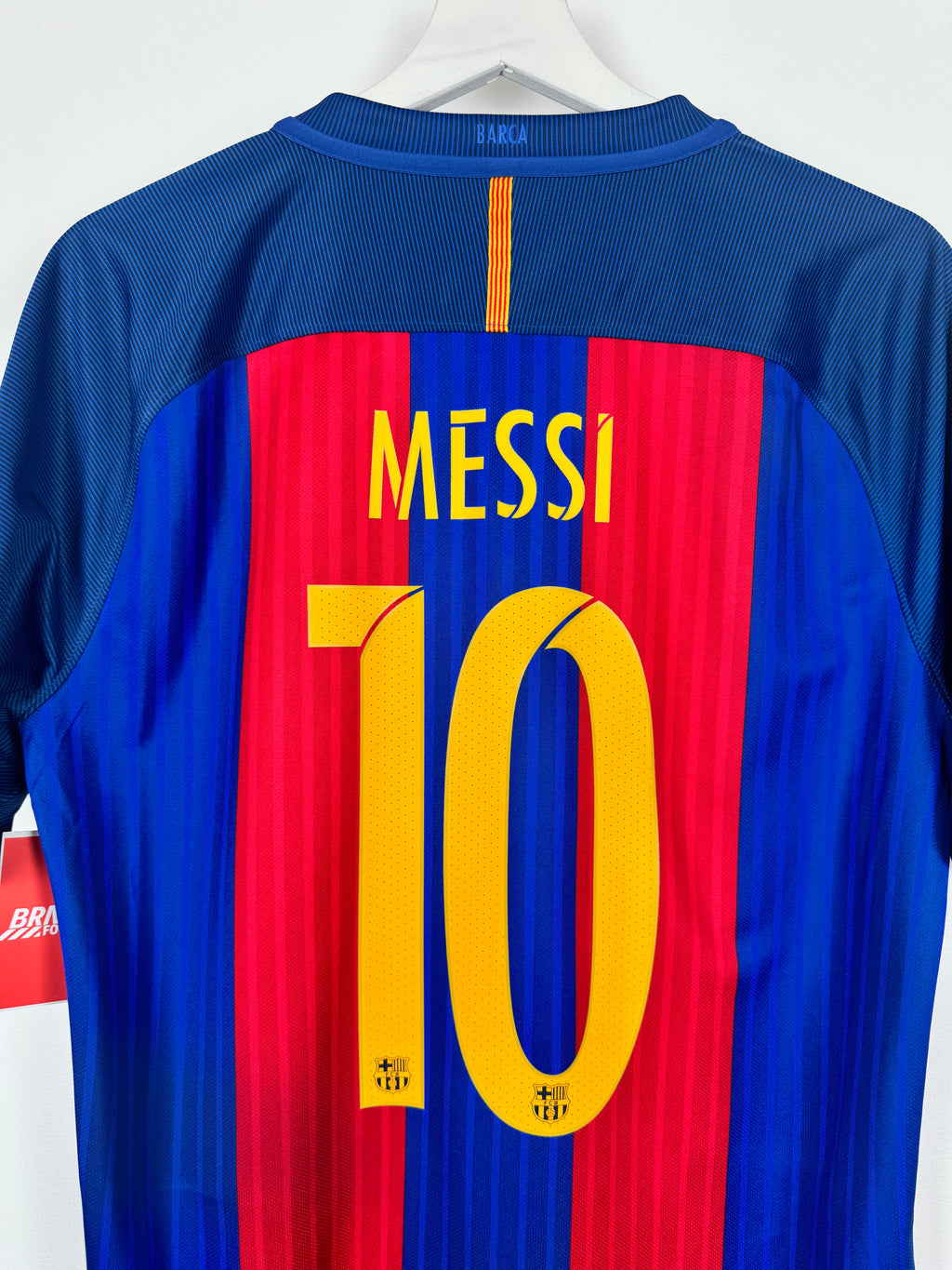 BARCELONA 2016/2017 HOME FOOTBALL JERSEY - MESSI #10 (M)