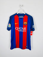 BARCELONA 2016/2017 HOME FOOTBALL JERSEY - MESSI #10 (M)