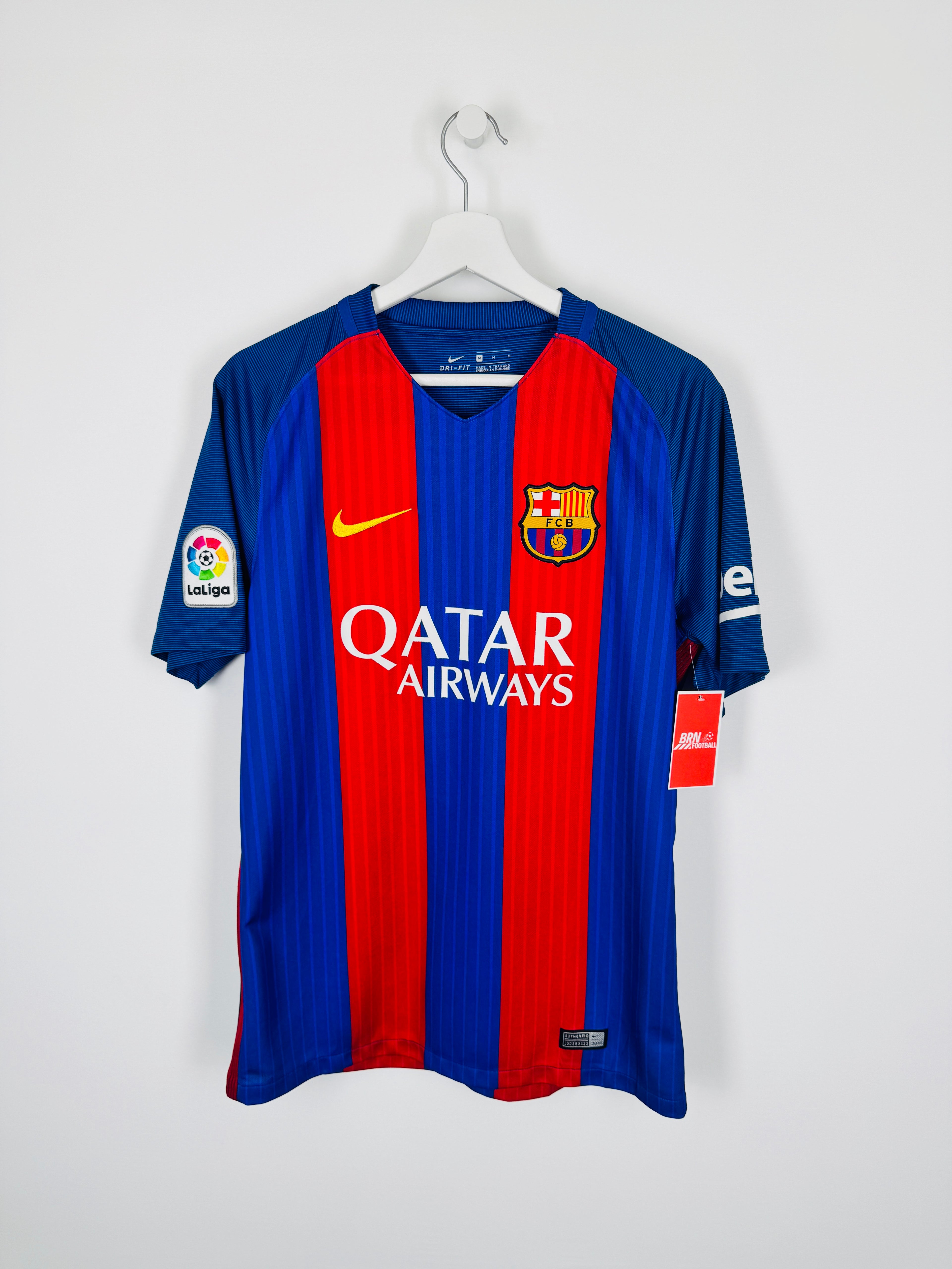 BARCELONA 2016/2017 HOME FOOTBALL JERSEY - MESSI #10 (M)
