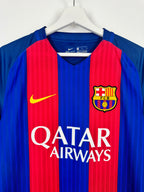 BARCELONA 2016/2017 HOME FOOTBALL JERSEY - MESSI #10 (M)