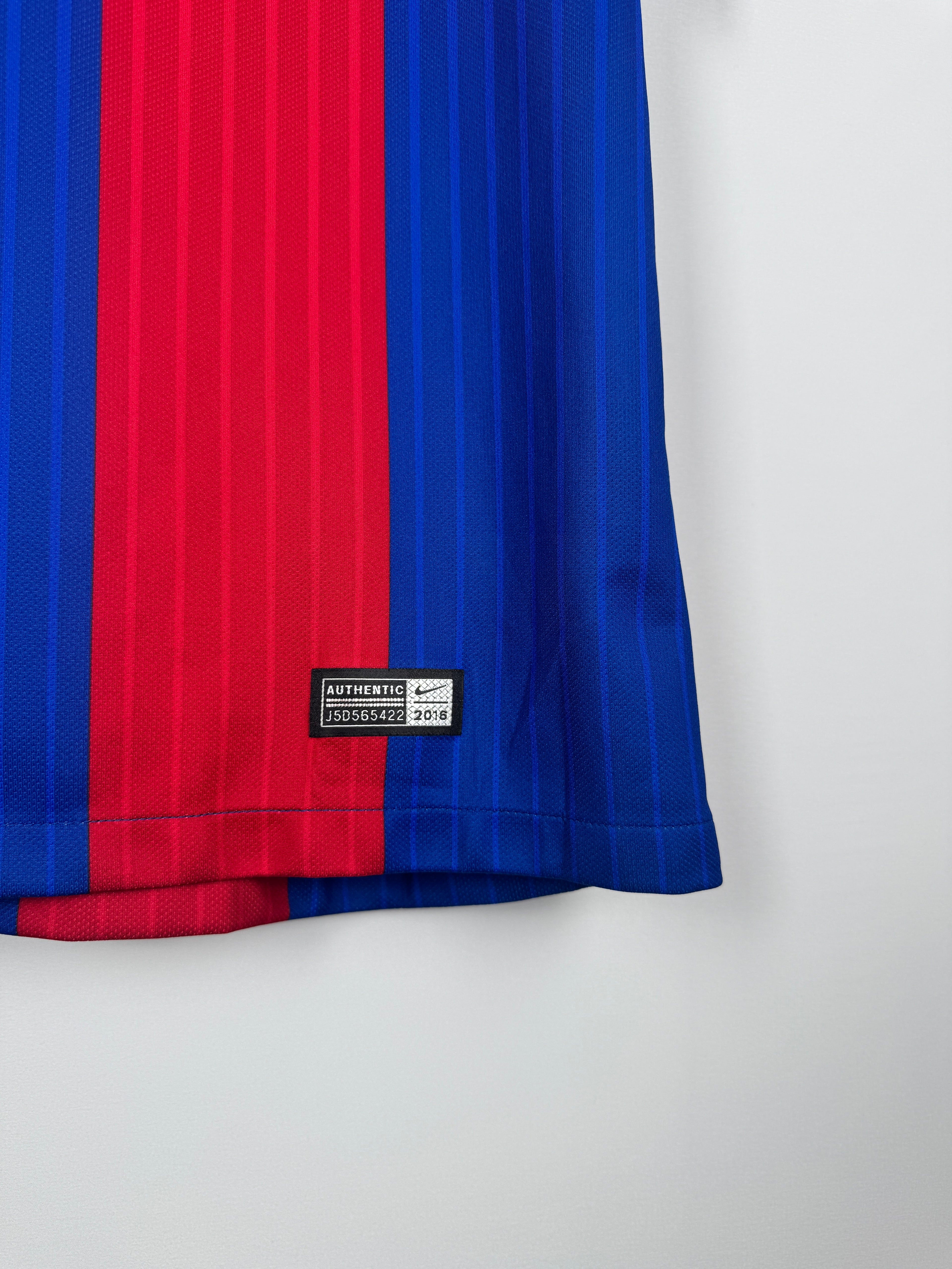 BARCELONA 2016/2017 HOME FOOTBALL JERSEY - MESSI #10 (M)