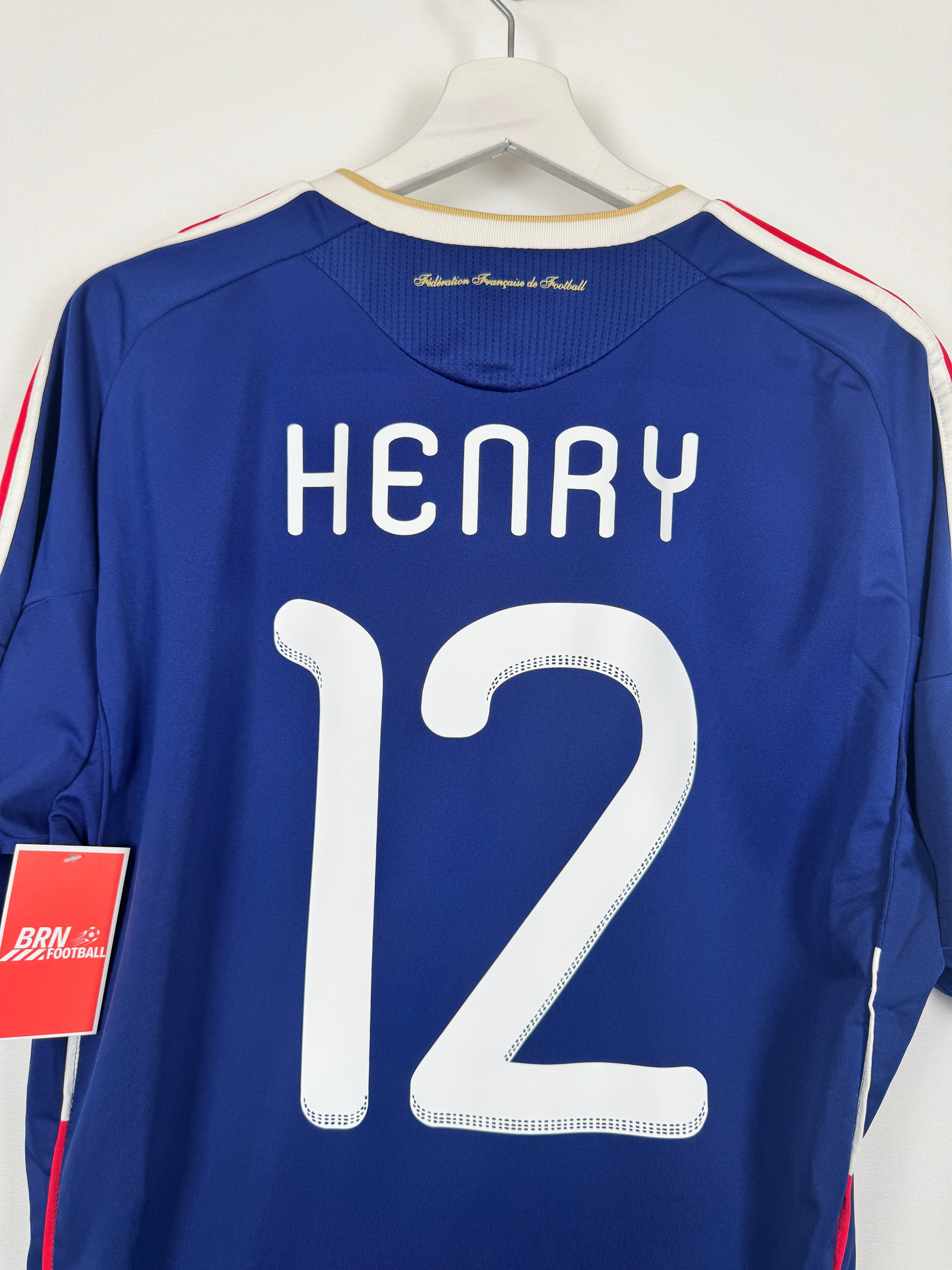CAMISETA DE FÚTBOL SELECCIÓN DE FRANCIA 2010 LOCAL - HENRY #12 (L)