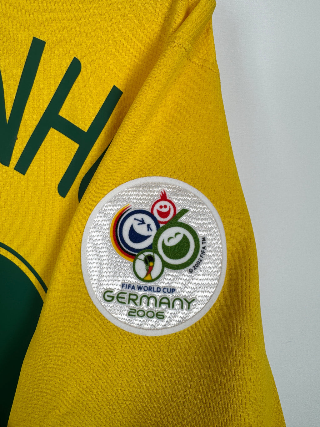 BRAZIL 2006 HOME FOOTBALL JERSEY - RONALDINHO #10 (M)