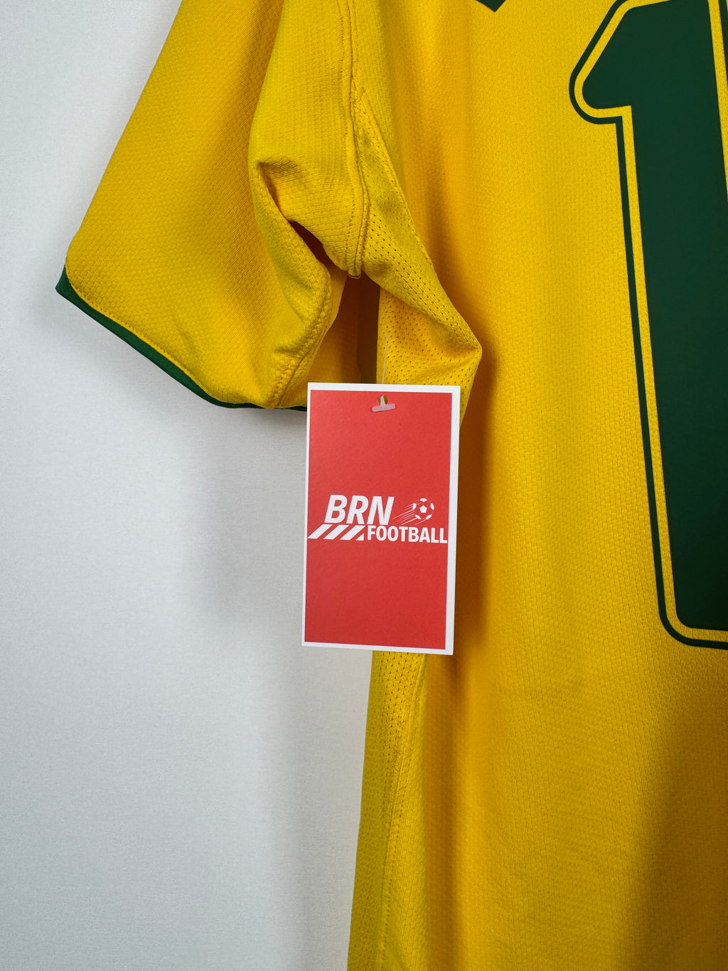 BRAZIL 2006 HOME FOOTBALL JERSEY - RONALDINHO #10 (M)