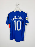 BRAZIL 2006 AWAY FOOTBALL SHIRT - RONALDINHO #10 (M)