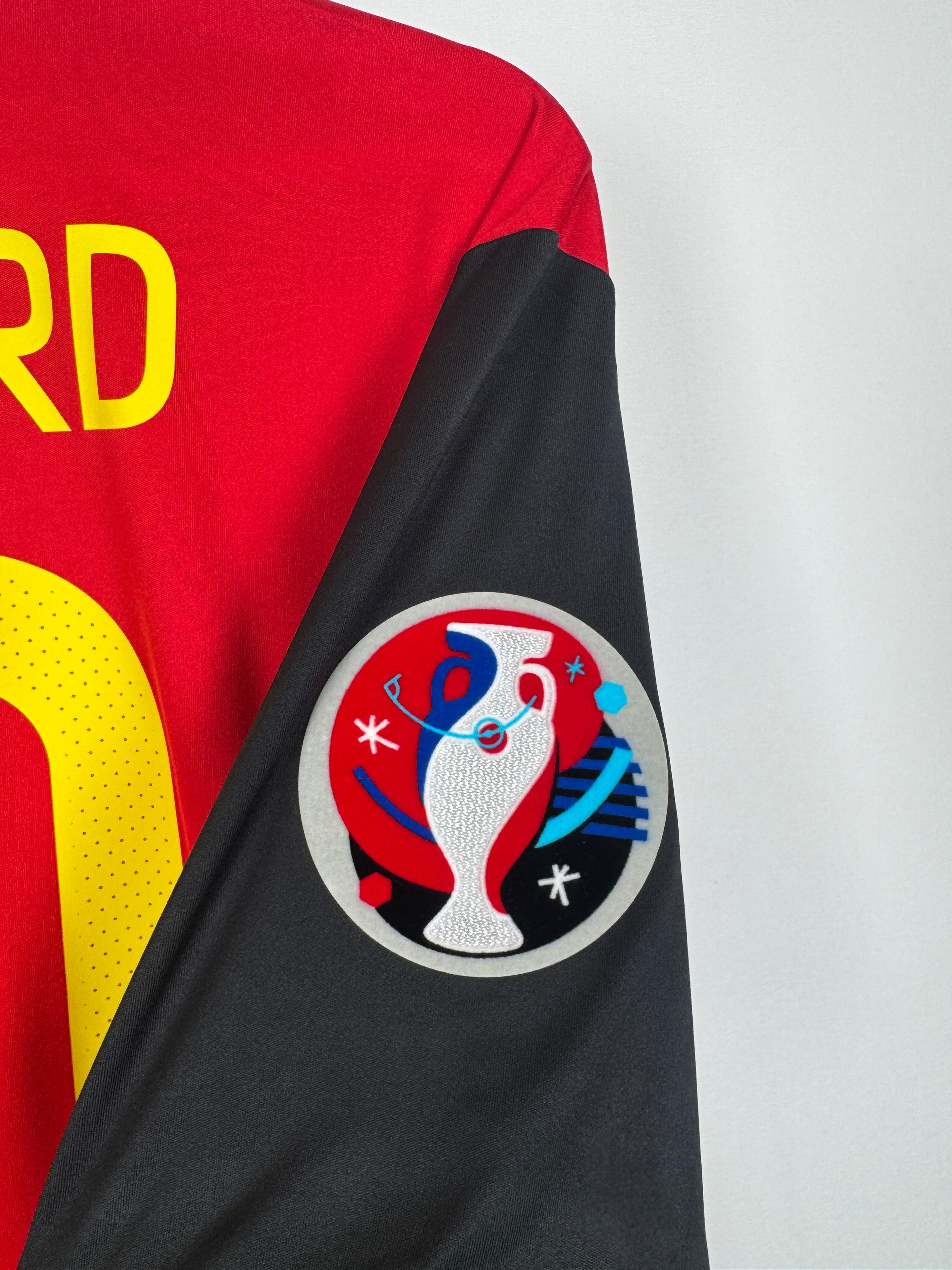 BELGIUM 2016 HOME FOOTBALL JERSEY - E.HAZARD #10 (L)