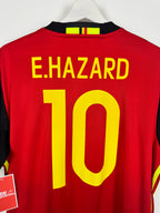 BELGIUM 2016 HOME FOOTBALL JERSEY - E.HAZARD #10 (L)
