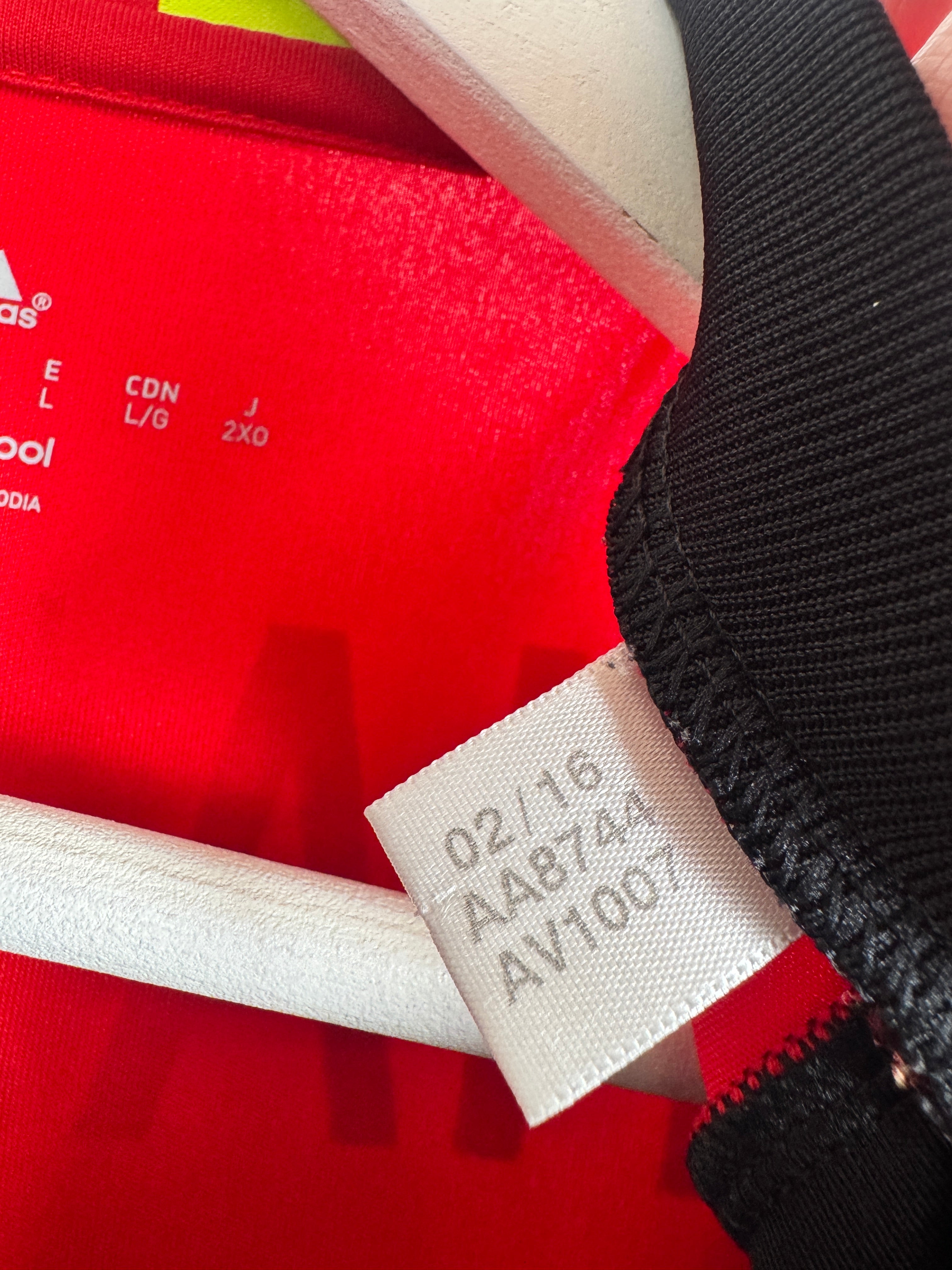 BELGIUM 2016 HOME FOOTBALL JERSEY - E.HAZARD #10 (L)