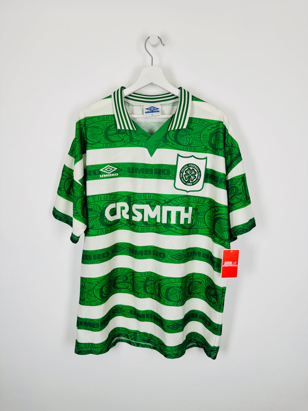 CAMISETA DE FÚTBOL CELTIC GLASGOW 1995/1997 LOCAL (XL)