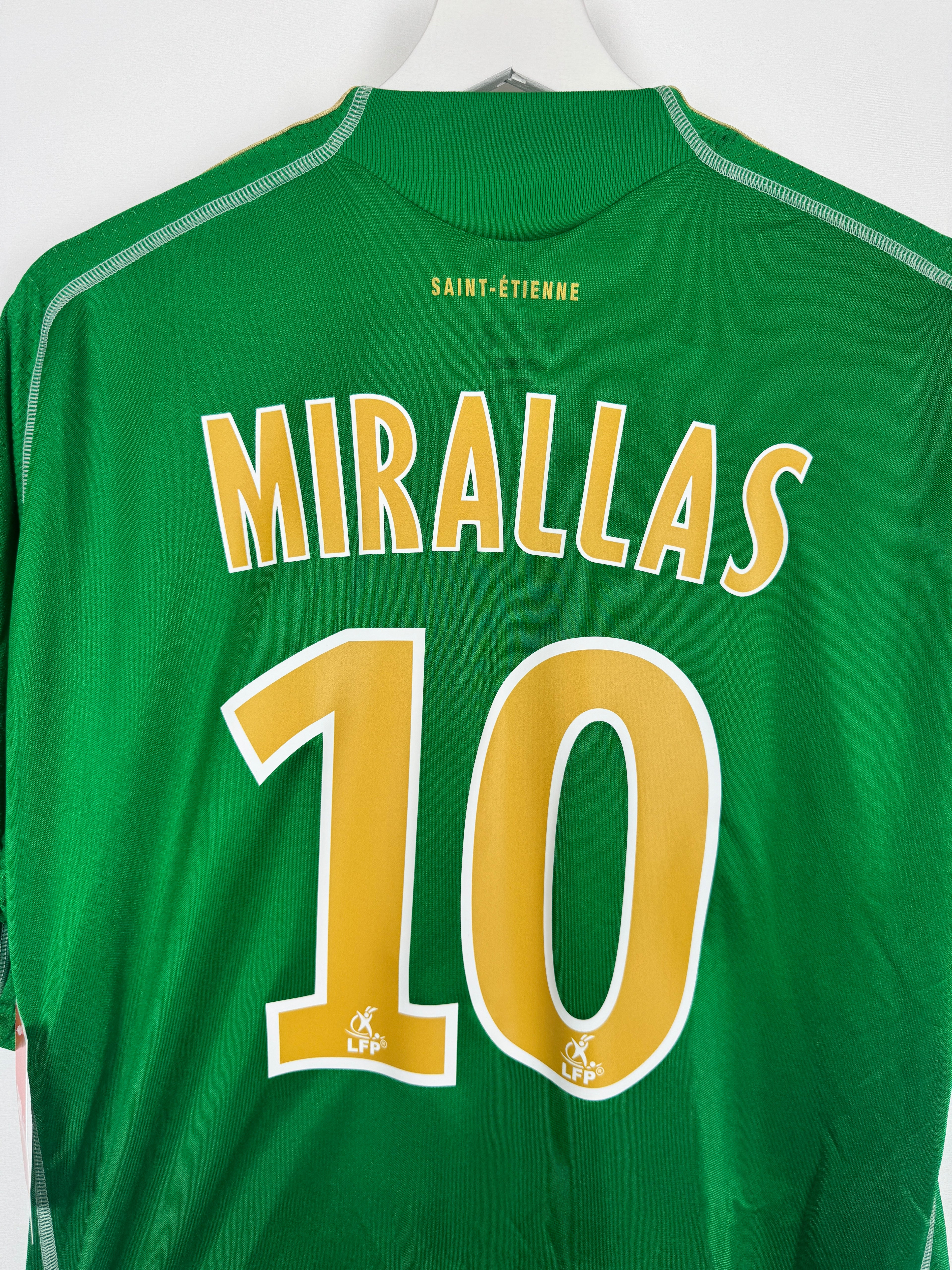 SAINT-ÉTIENNE FOOTBALL JERSEY 2009/2010 HOME - MIRALLAS #10 (XXL)