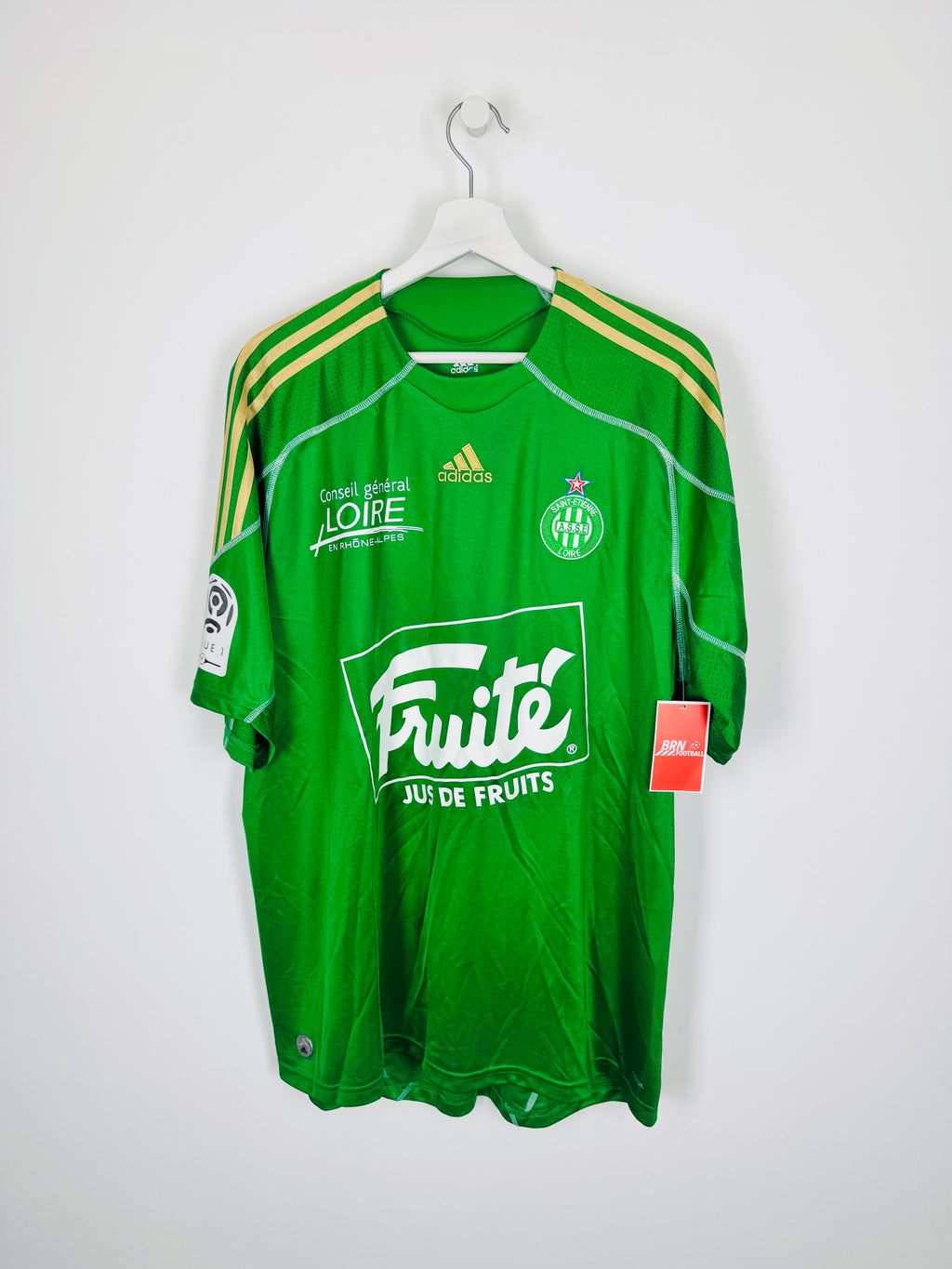 SAINT-ÉTIENNE FOOTBALL JERSEY 2009/2010 HOME - MIRALLAS #10 (XXL)