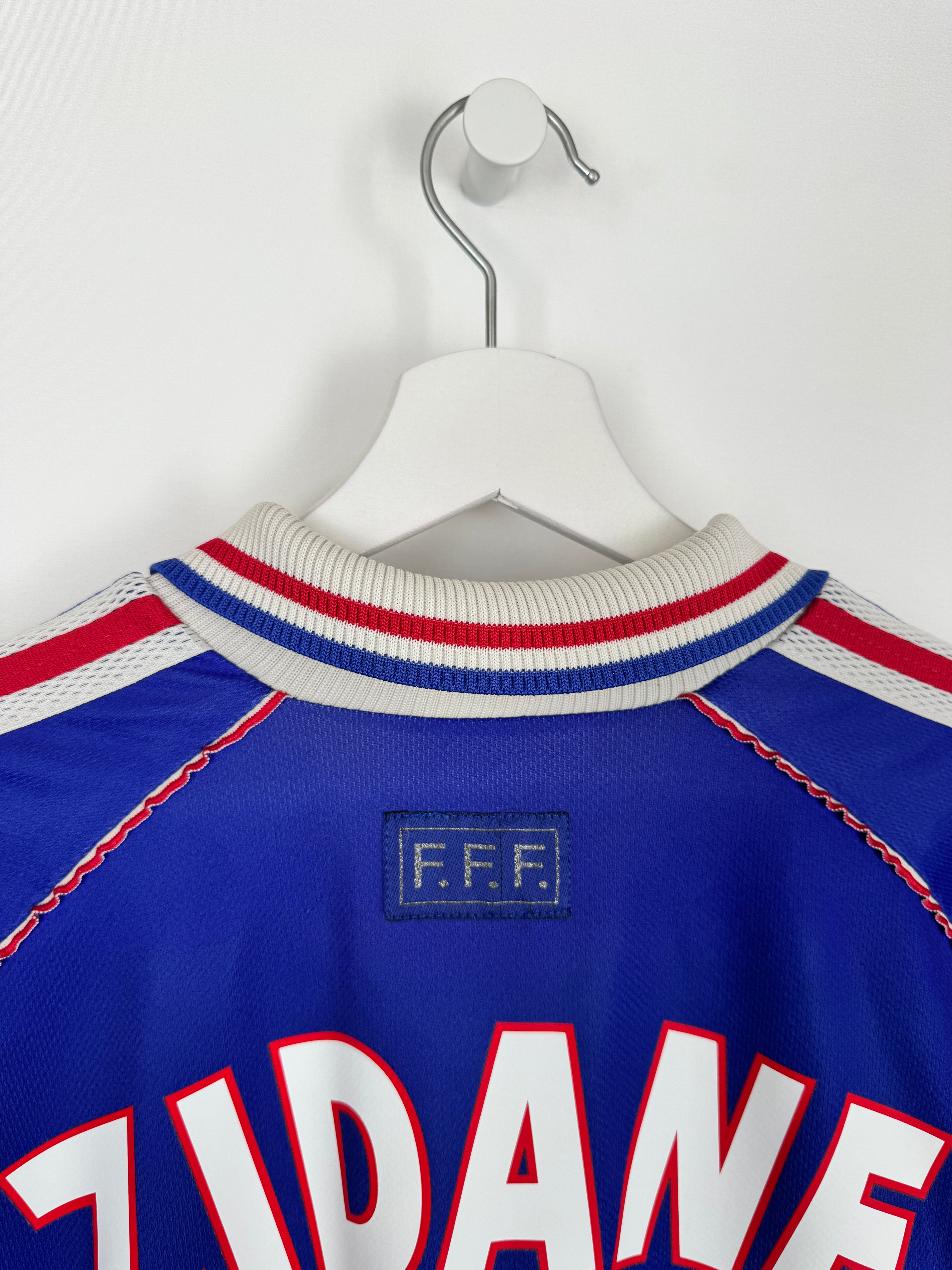 CAMISETA DE FÚTBOL SELECCIÓN DE FRANCIA 1998 LOCAL - ZIDANE #10 (XL)