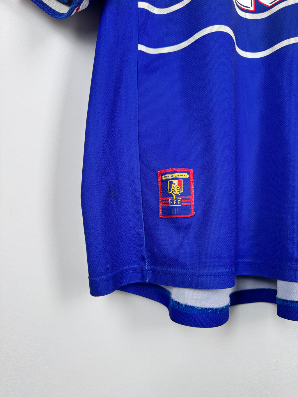 1998 FRANCE NATIONAL FOOTBALL TEAM HOME JERSEY - ZIDANE #10 (XL)