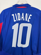 CAMISETA DE FÚTBOL SELECCIÓN DE FRANCIA 2004 LOCAL - ZIDANE #10 (XL)