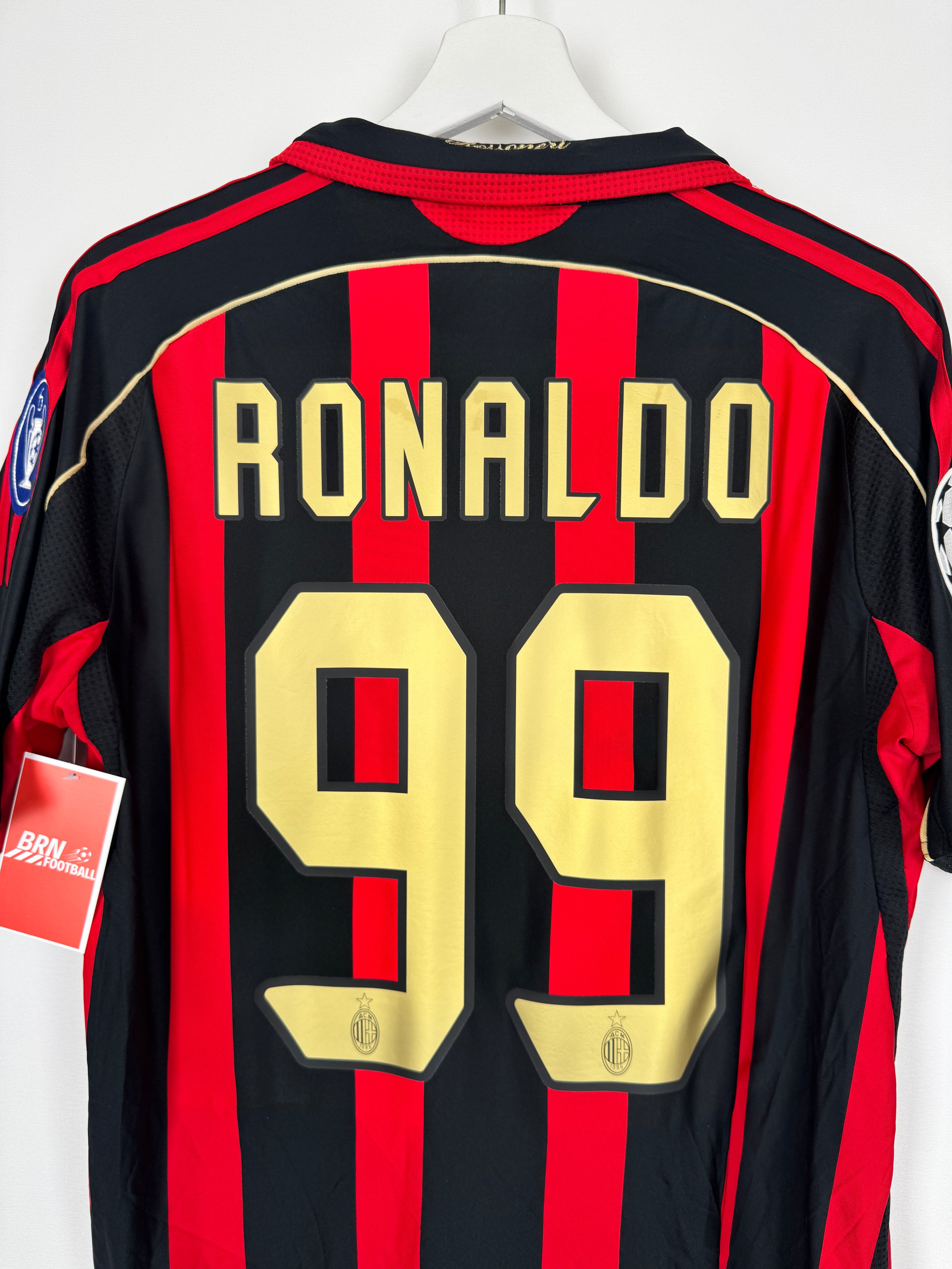 CAMISETA DE FÚTBOL AC MILAN 2006/2007 LOCAL - RONALDO #99 (M)