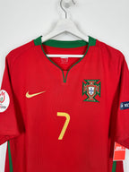 PORTUGAL 2008 HOME FOOTBALL JERSEY - C.RONALDO #7 (L)