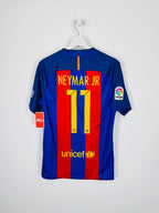 BARCELONA FOOTBALL SHIRT 2016/2017 HOME - NEYMAR JR #10 (S)