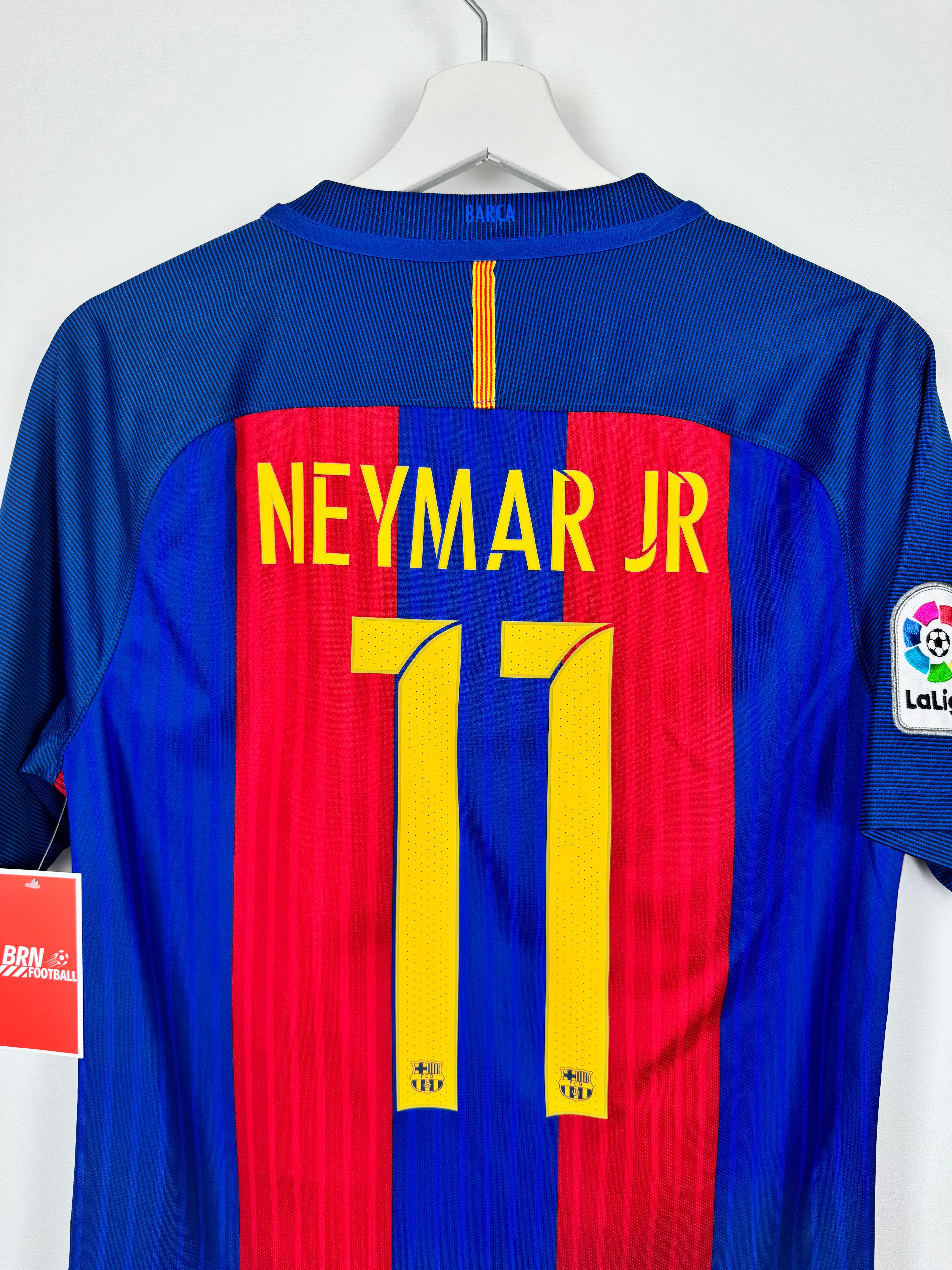 BARCELONA FOOTBALL SHIRT 2016/2017 HOME - NEYMAR JR #10 (S)