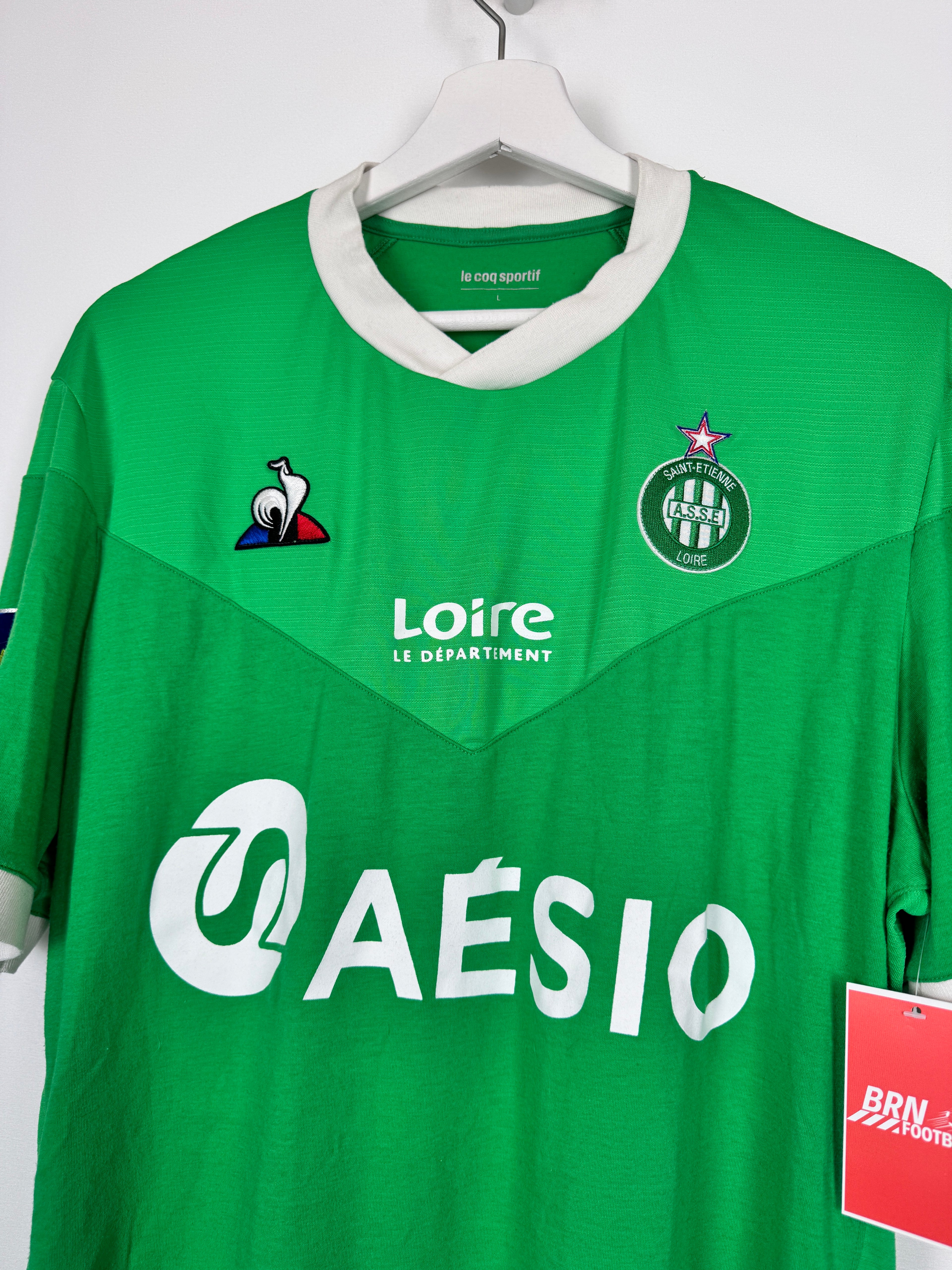 MAILLOT DE FOOTBALL SAINT-ÉTIENNE 2020/2021 DOMICILE SIGNÉ / DÉDICACÉ - MOULIN #30 (L)
