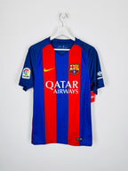 BARCELONA FOOTBALL SHIRT 2016/2017 HOME - NEYMAR JR #10 (S)
