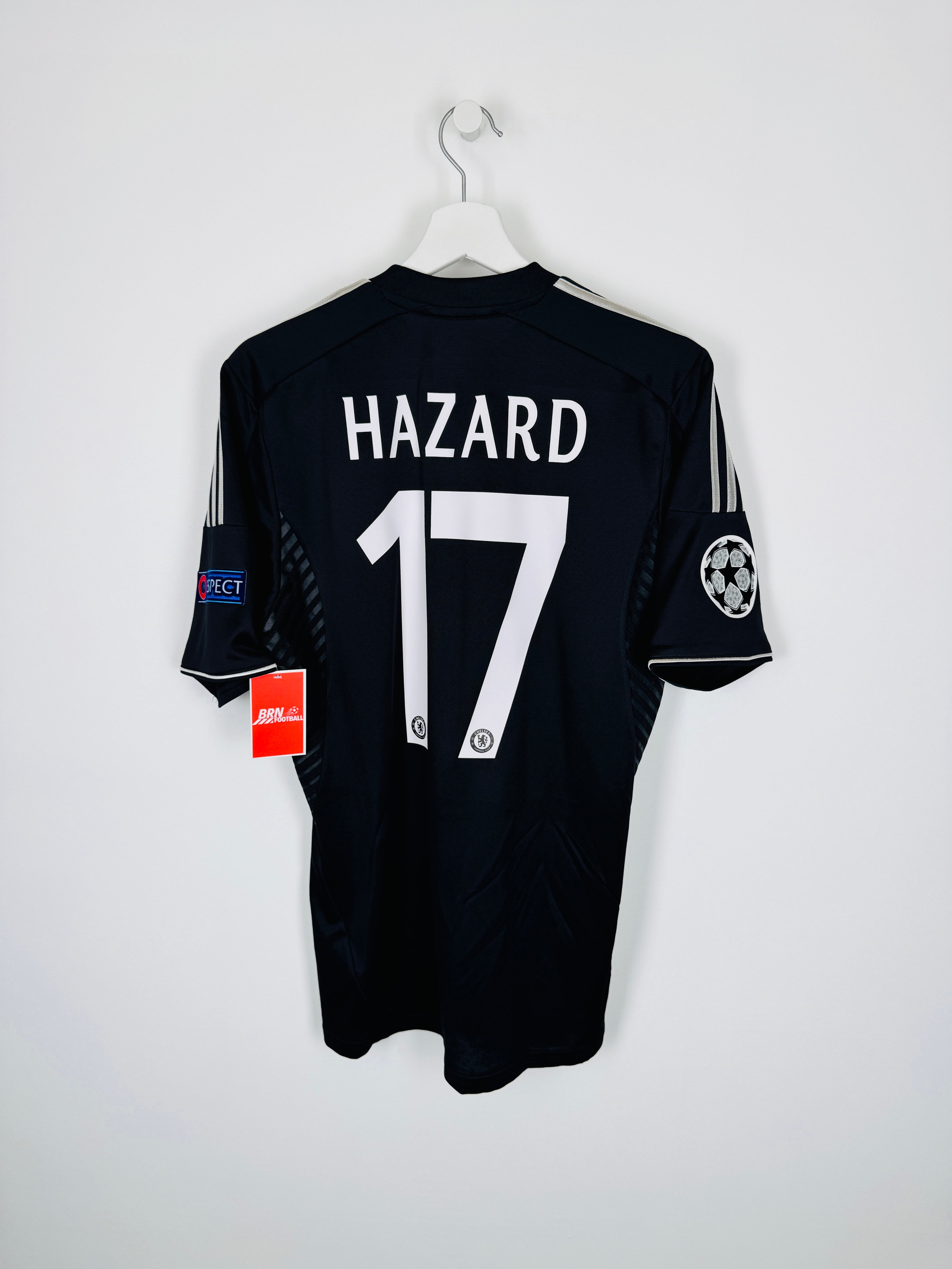 CHELSEA 2013/2014 THIRD FOOTBALL SHIRT - HAZARD #17 (M)