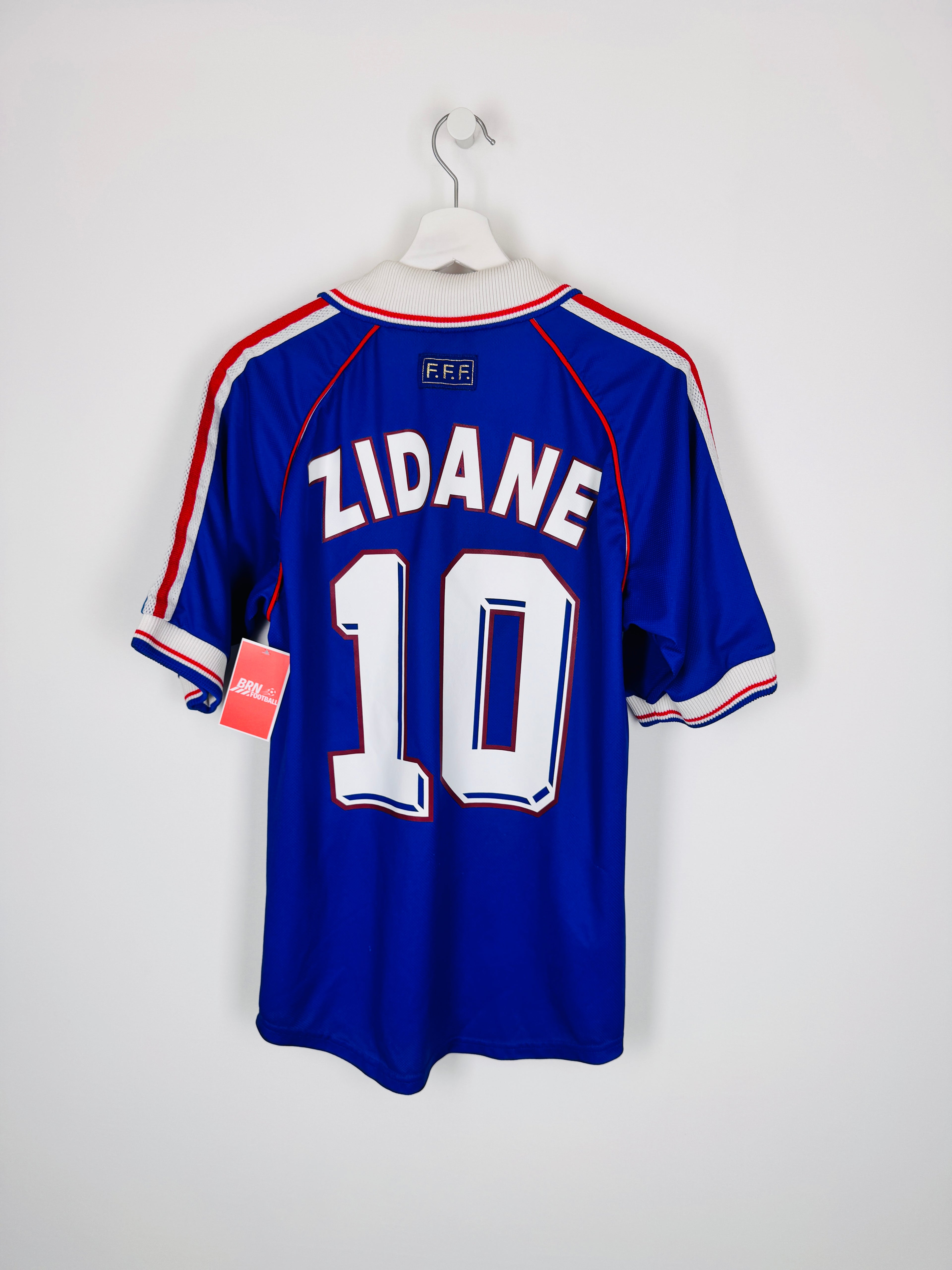 MAILLOT DE FOOTBALL ÉQUIPE DE FRANCE 1998 DOMICILE - ZINÉDINE ZIDANE #10 (S)