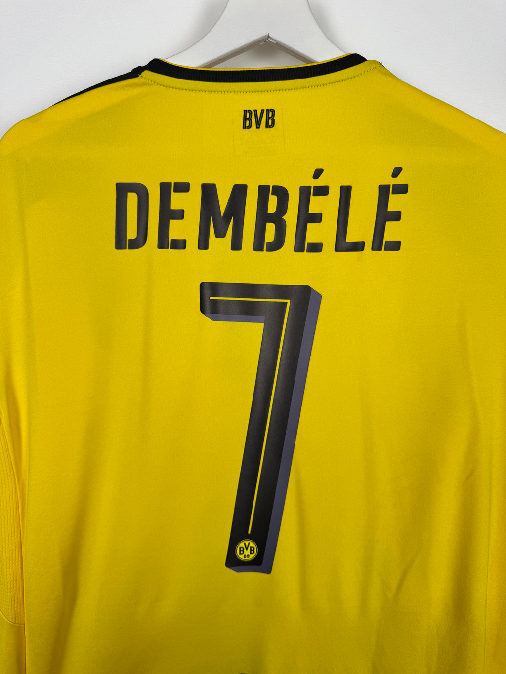 DORTMUND 2016/2017 HOME FOOTBALL JERSEY - DEMBÉLÉ #7 (L)