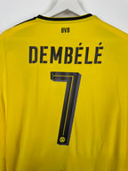 DORTMUND 2016/2017 HOME FOOTBALL JERSEY - DEMBÉLÉ #7 (L)