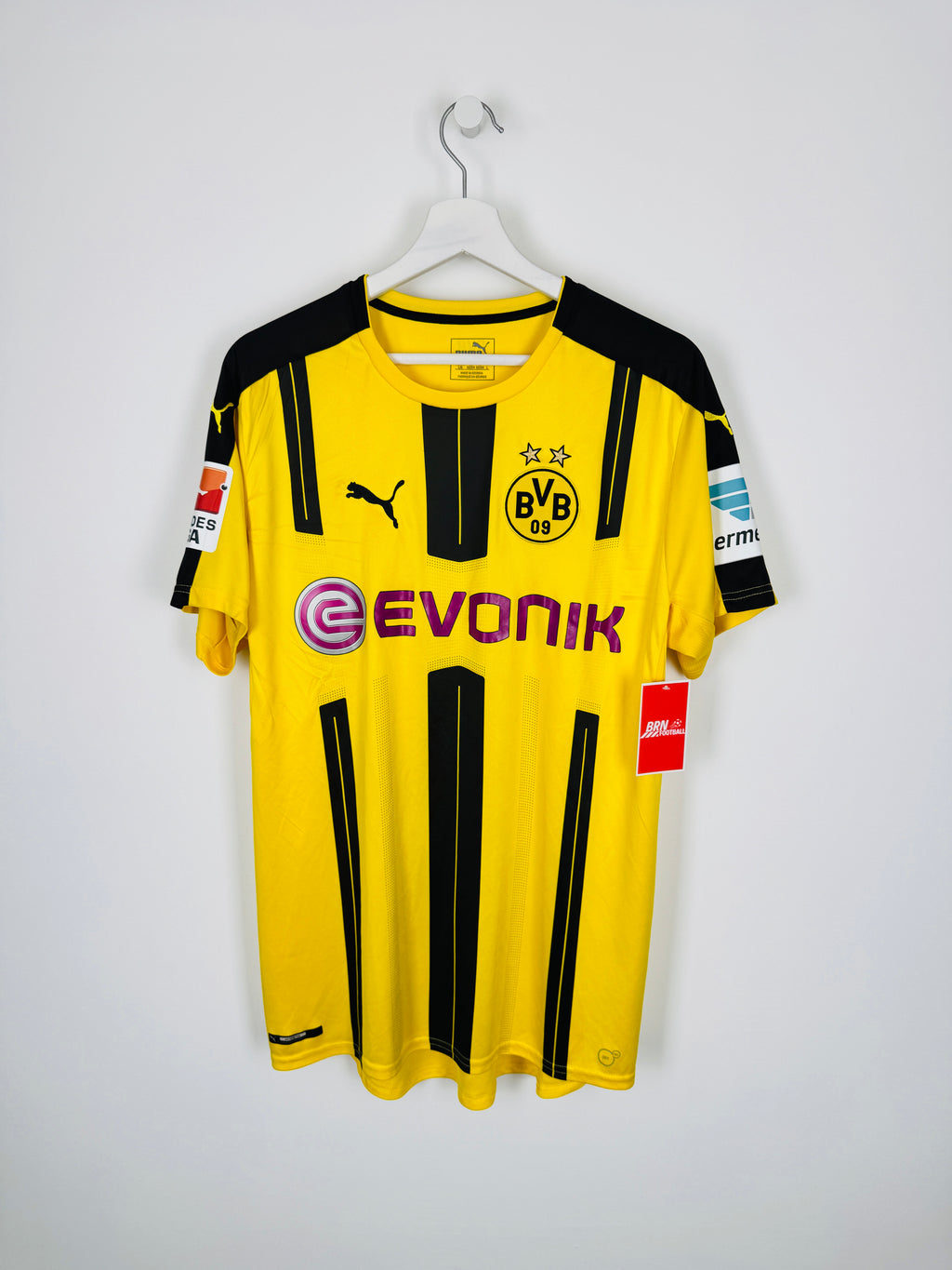DORTMUND 2016/2017 HOME FOOTBALL JERSEY - DEMBÉLÉ #7 (L)