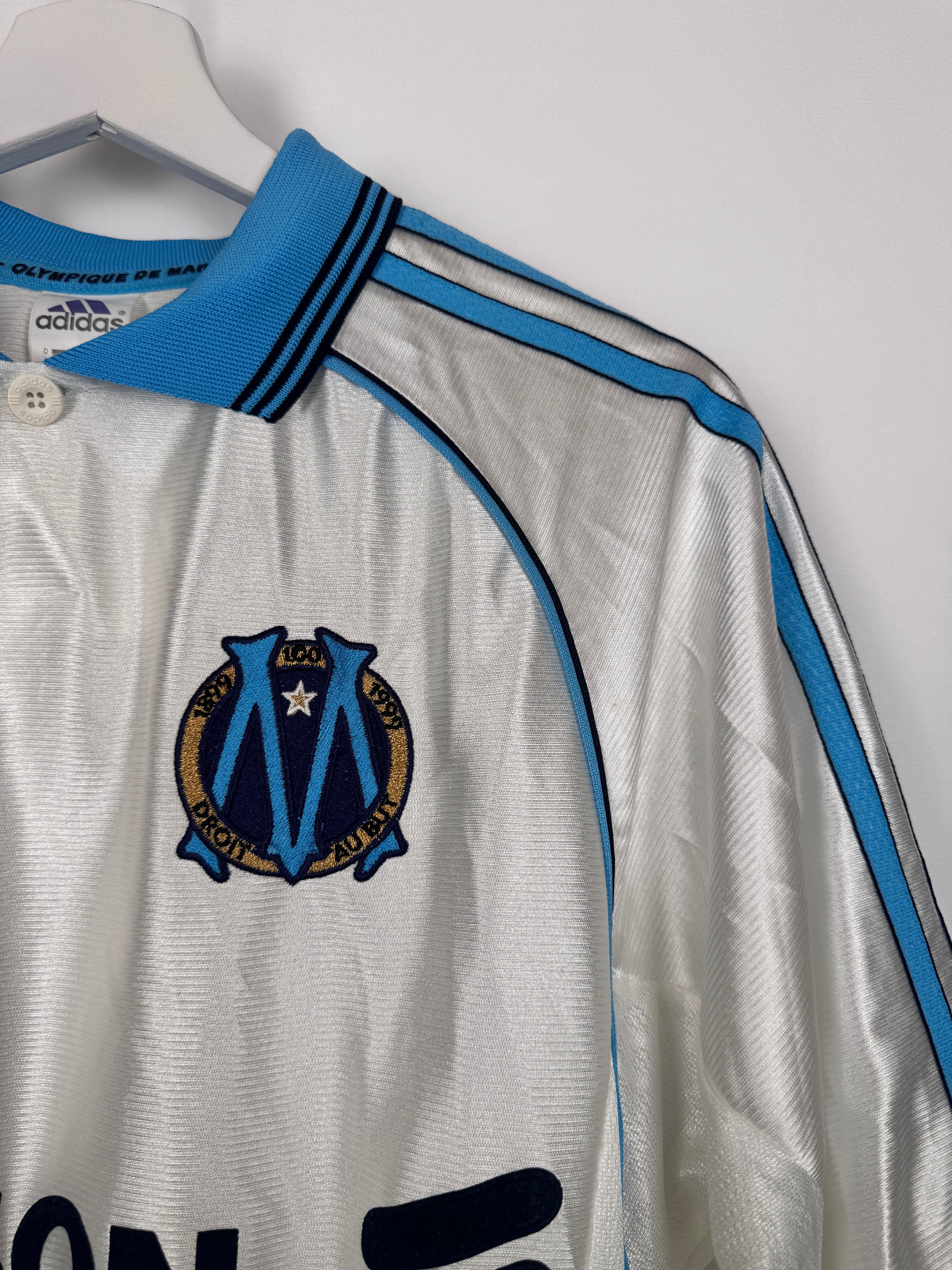 MAILLOT DE FOOTBALL OLYMPIQUE DE MARSEILLE 1998/1998 DOMICILE CENTENAIRE (S)