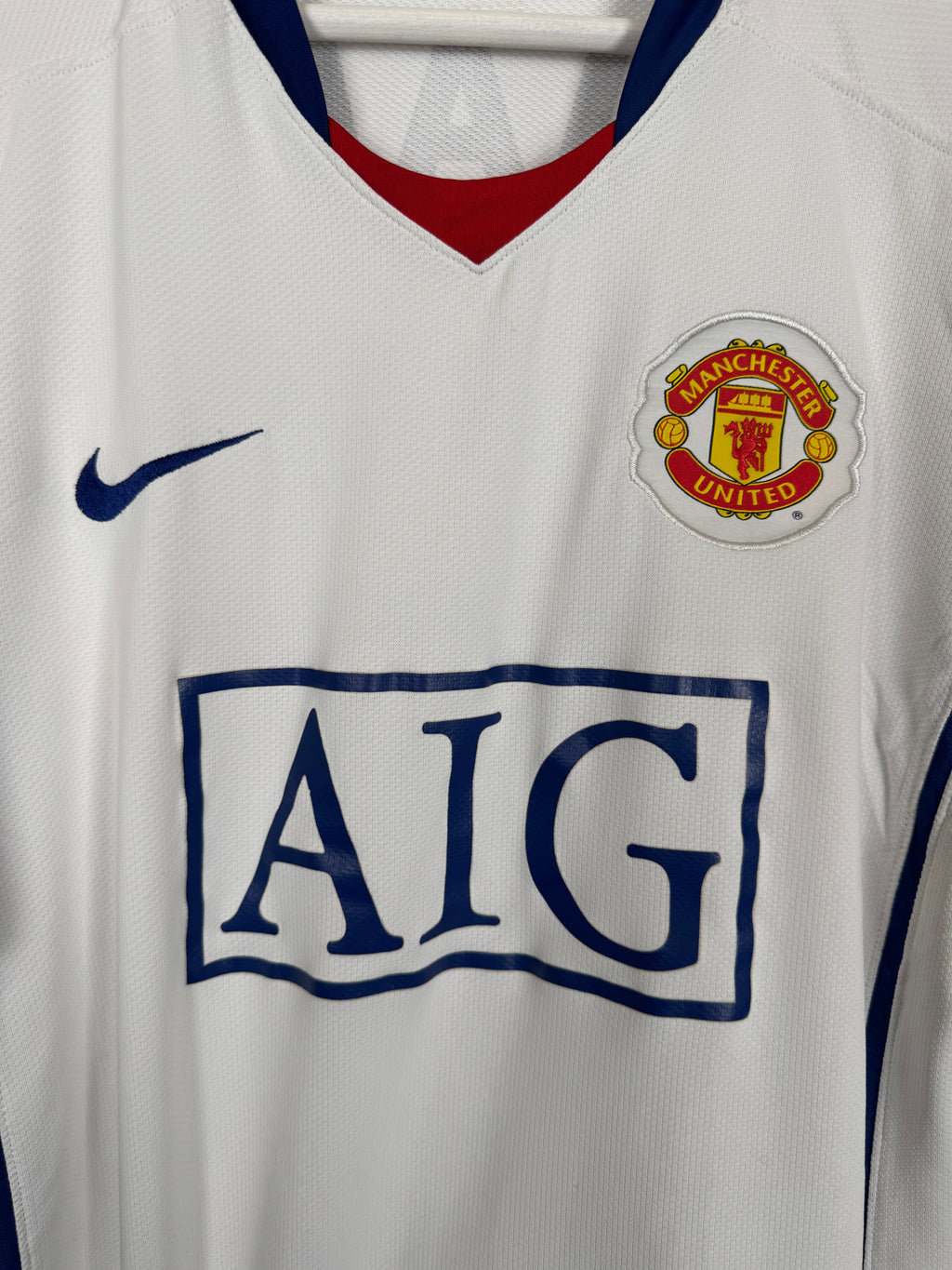 MANCHESTER UNITED 2008/2009 AWAY FOOTBALL SHIRT - RONALDO #7 (M)