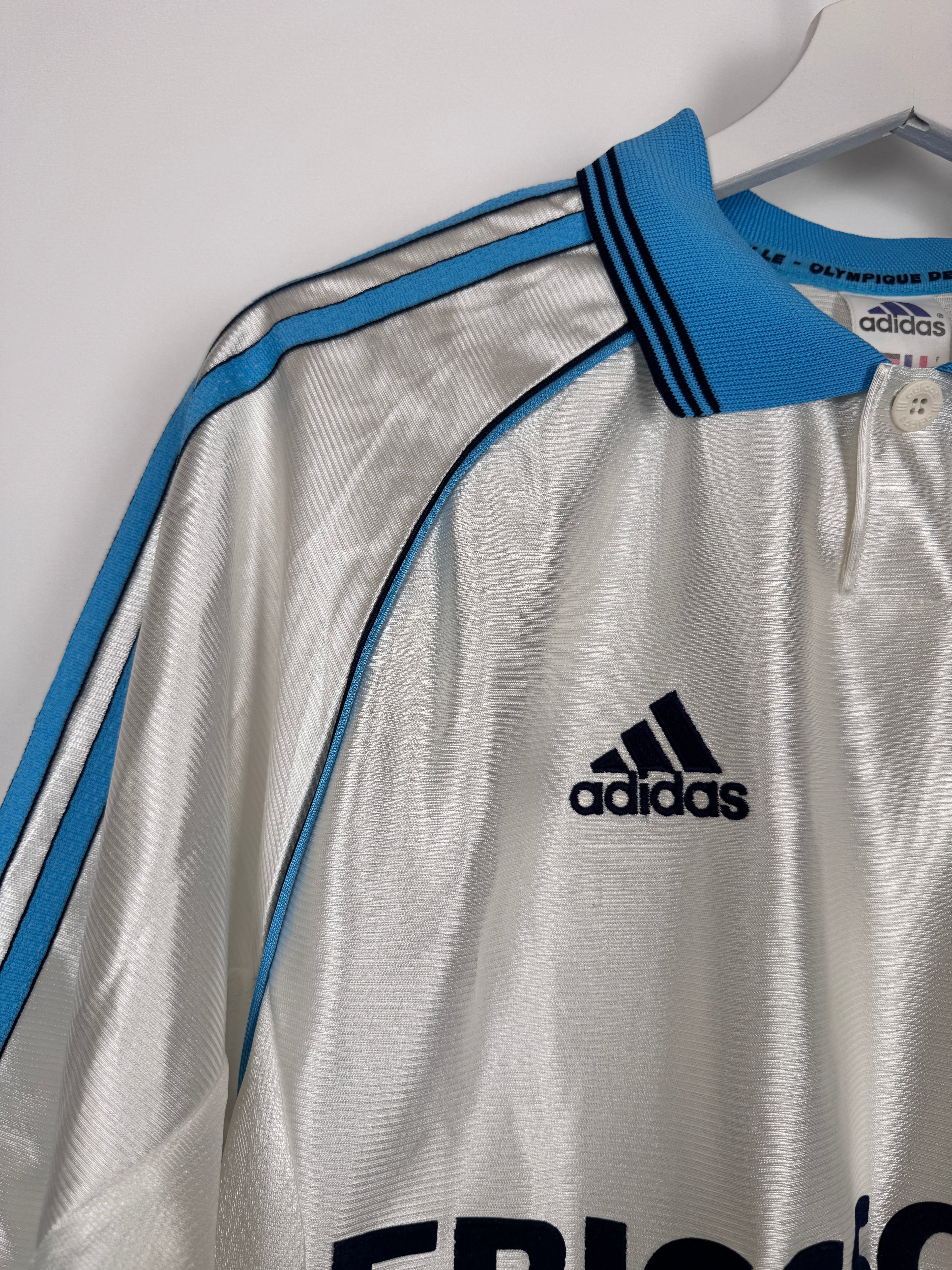 MAILLOT DE FOOTBALL OLYMPIQUE DE MARSEILLE 1998/1998 DOMICILE CENTENAIRE (S)