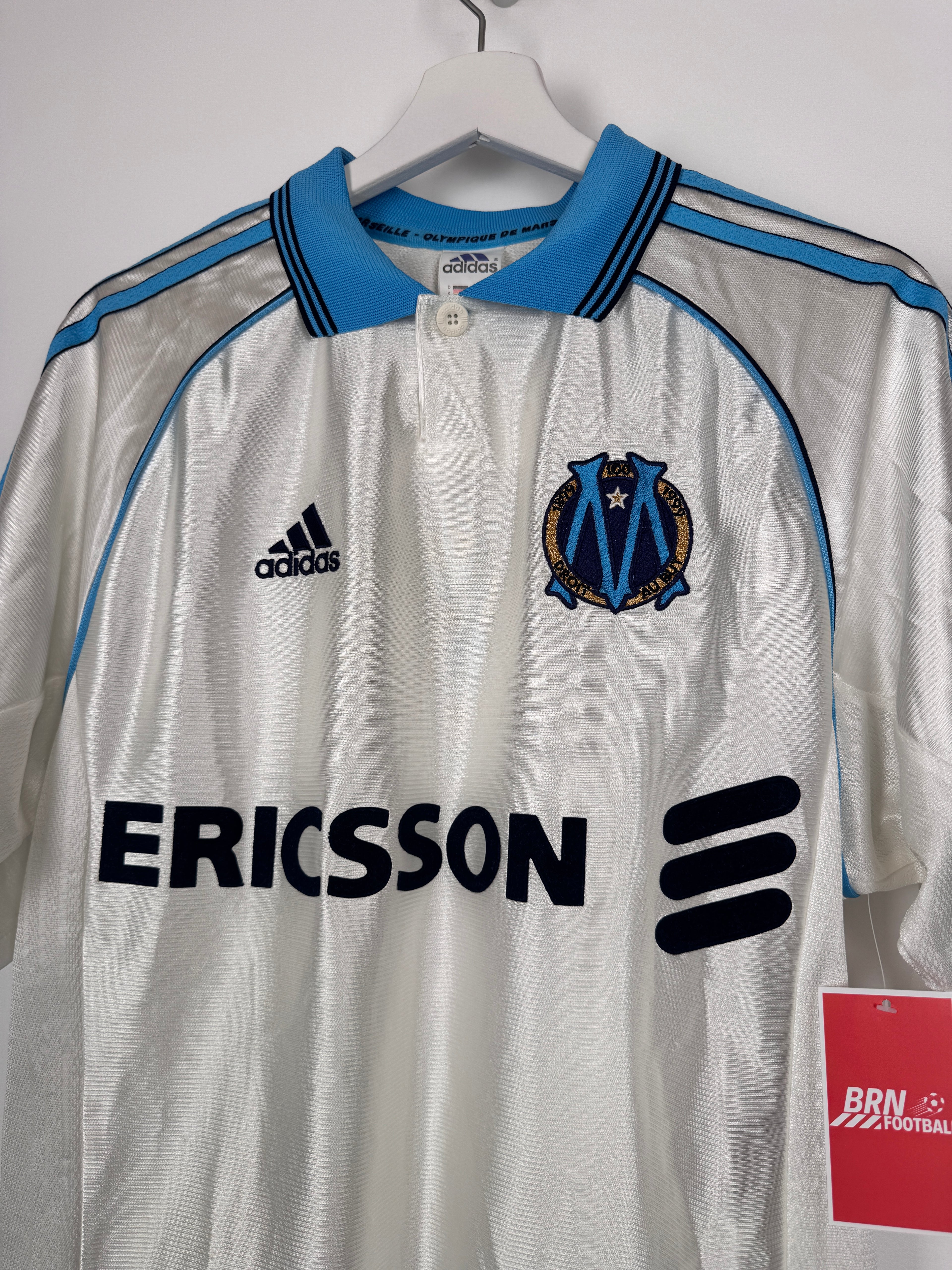 MAILLOT DE FOOTBALL OLYMPIQUE DE MARSEILLE 1998/1998 DOMICILE CENTENAIRE (S)