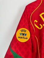 PORTUGAL 2004 HOME FOOTBALL SHIRT - RONALDO #17 (L)