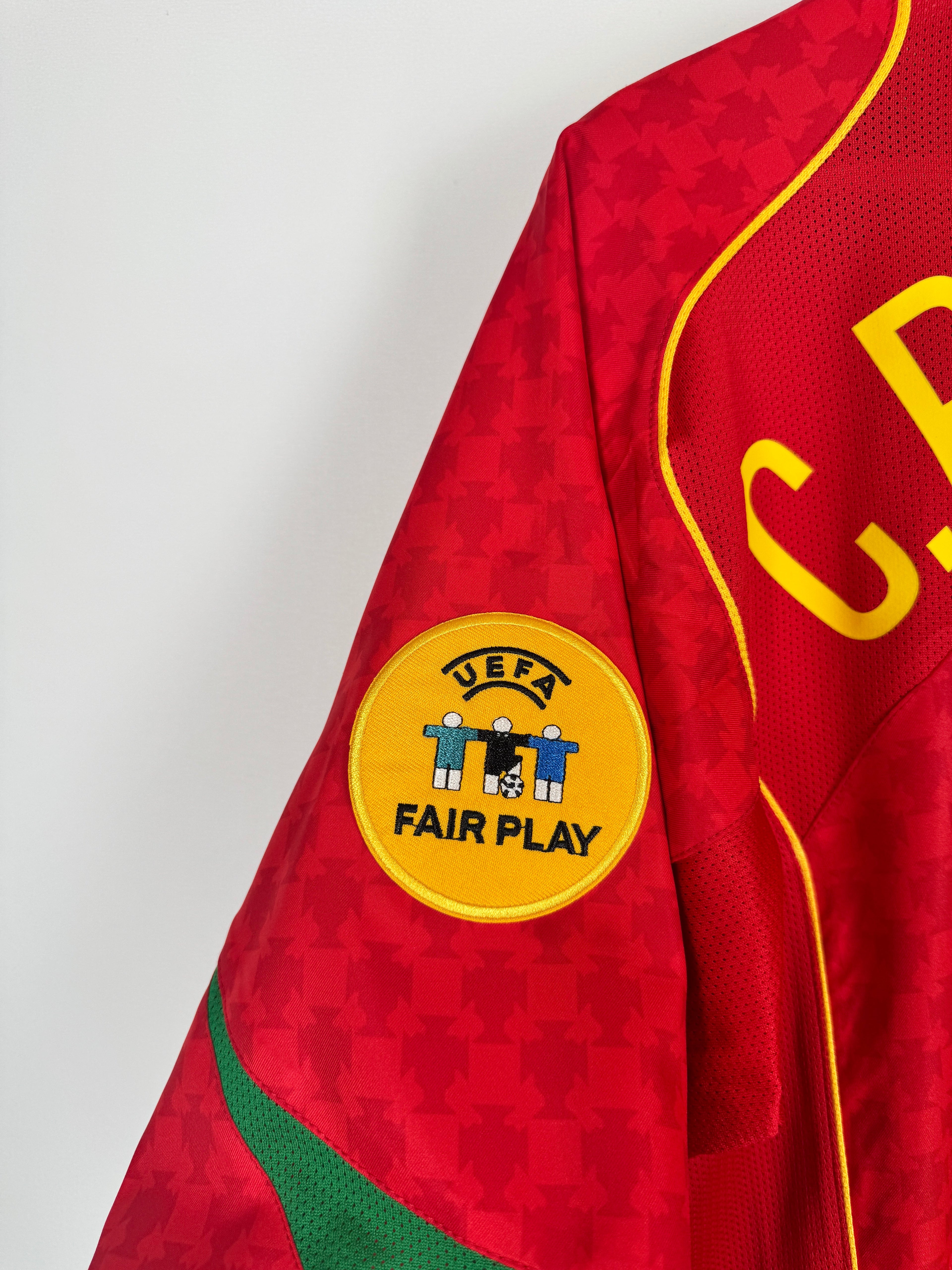 PORTUGAL 2004 HOME FOOTBALL SHIRT - RONALDO #17 (L)