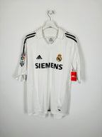 REAL MADRID 2005/2006 HOME FOOTBALL SHIRT - ZIDANE #5 (L)
